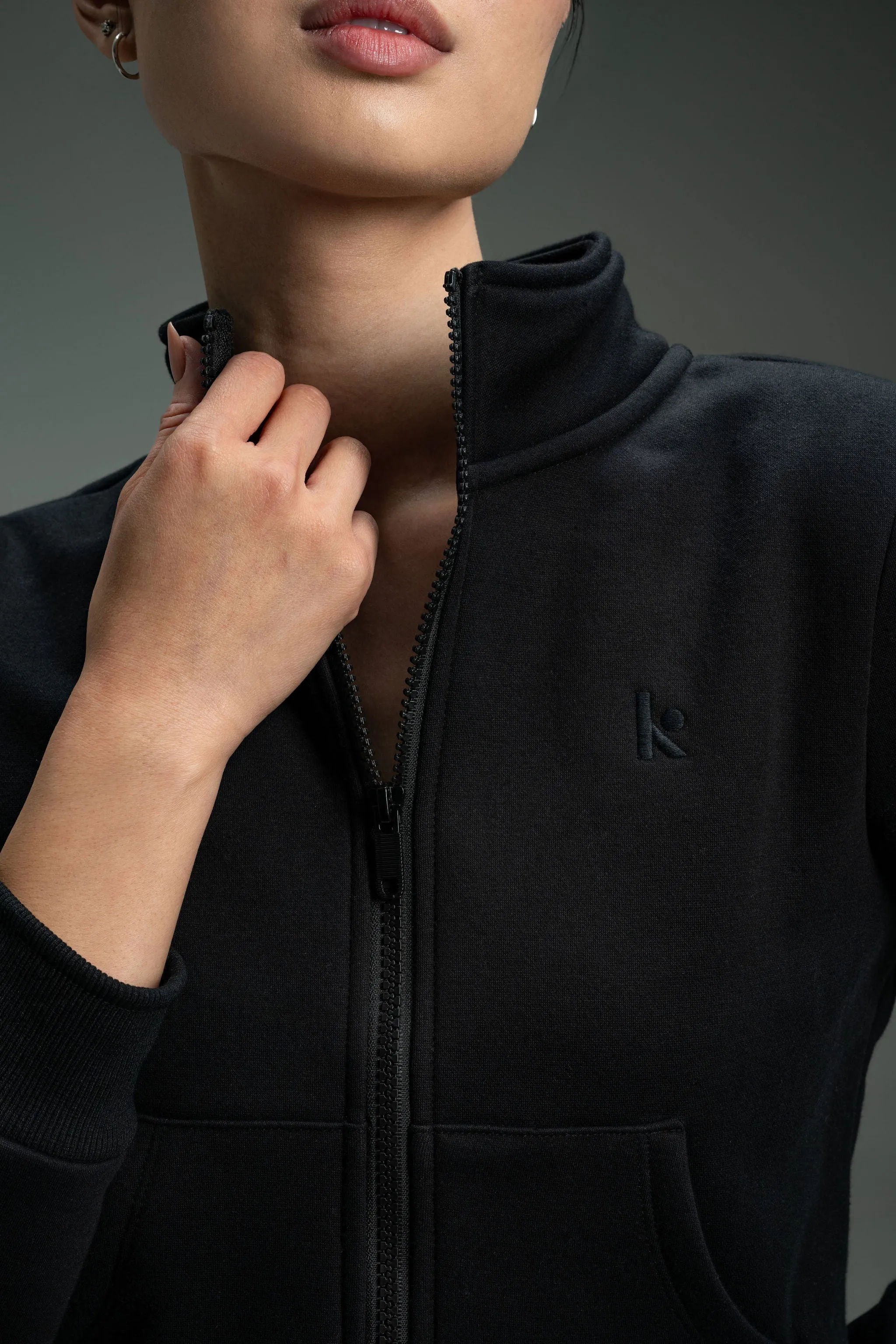 CozyTec Up Jacket - Black sold by Kamo Fitness product image thumbnail 4