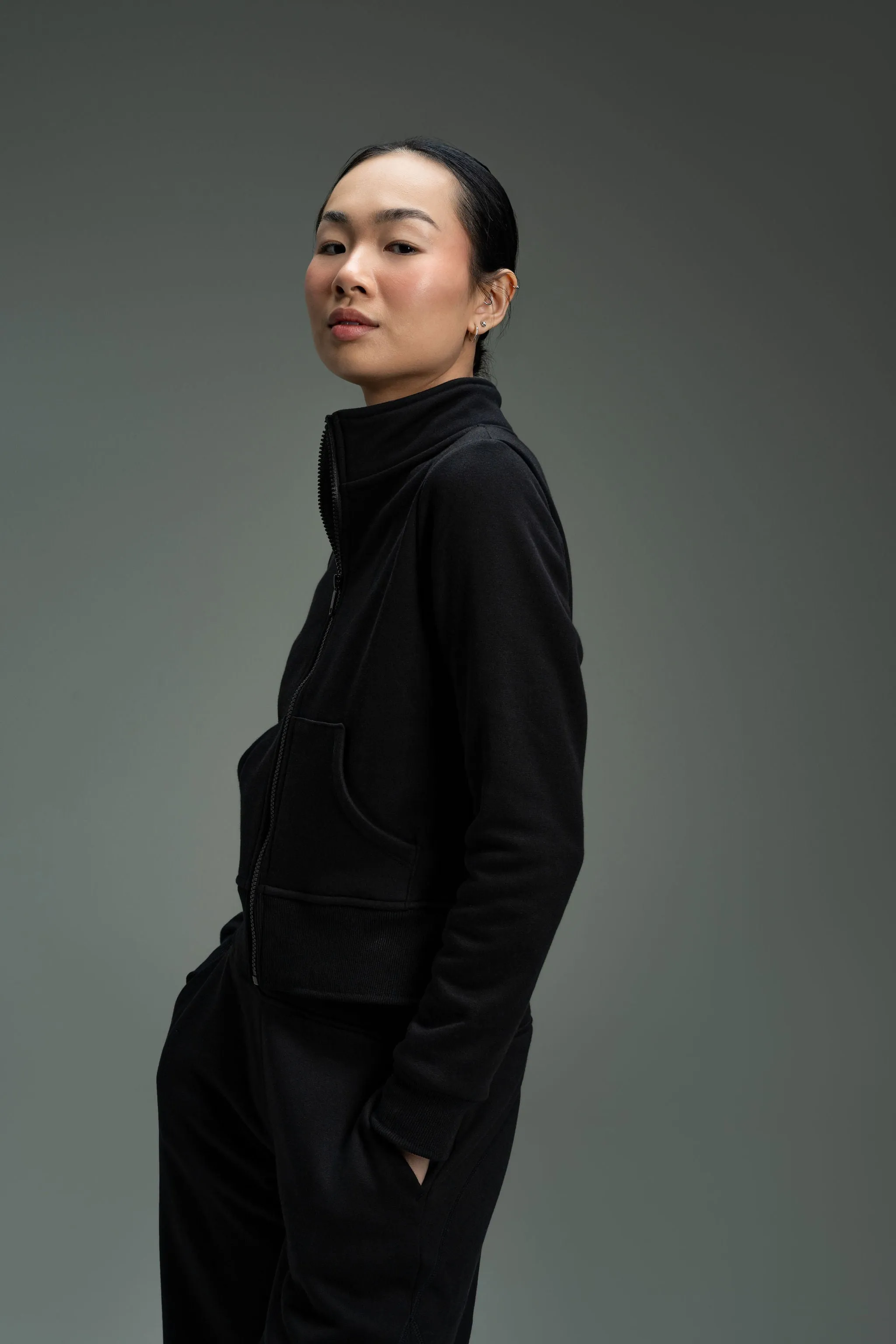 CozyTec Up Jacket - Black sold by Kamo Fitness product image thumbnail 5