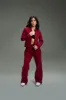 CozyTec Wide Leg Sweatpants 30" - Cherrywood sold by Kamo Fitness