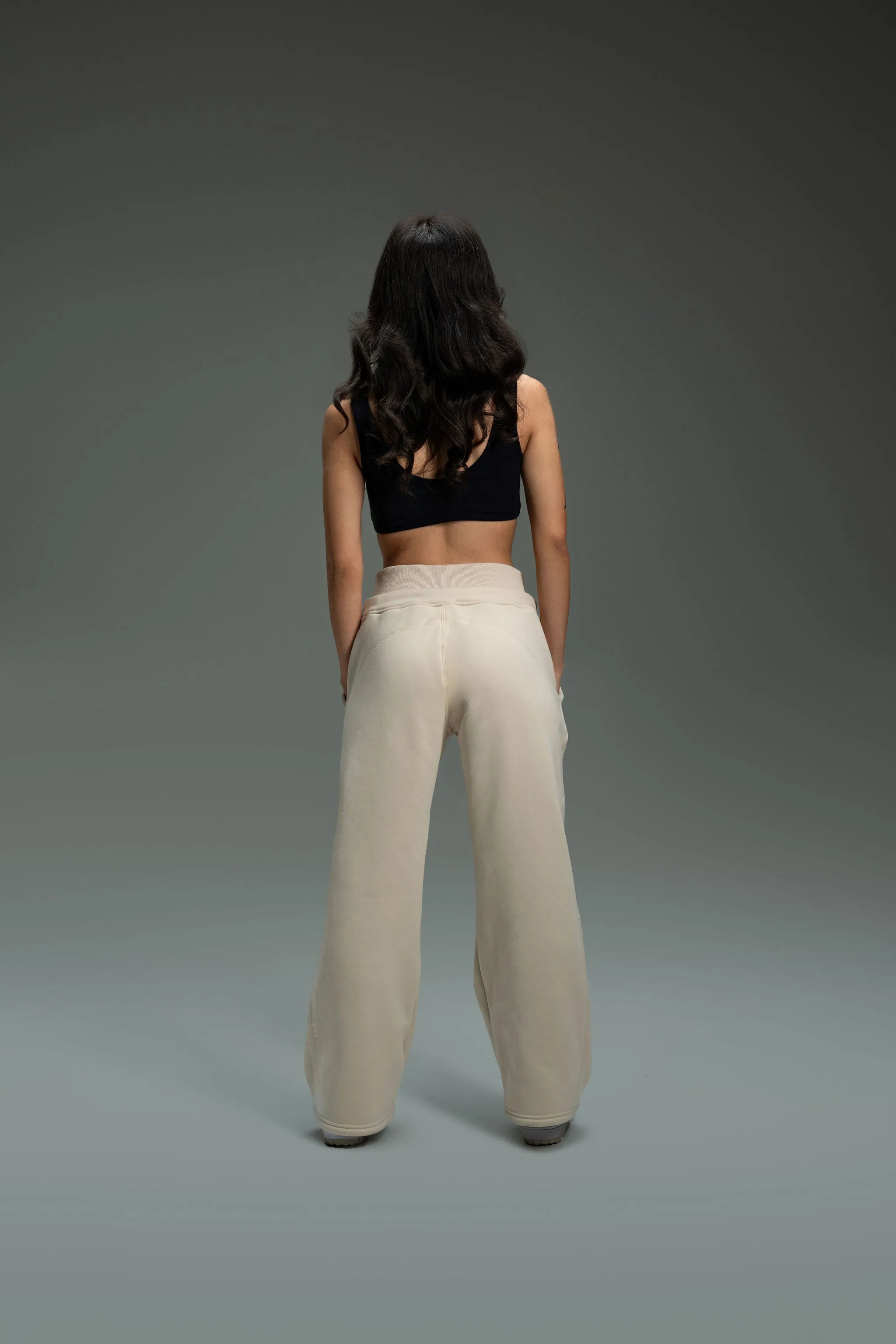 CozyTec Wide Leg Sweatpants 30" - Blush Nude sold by Kamo Fitness product image thumbnail 5