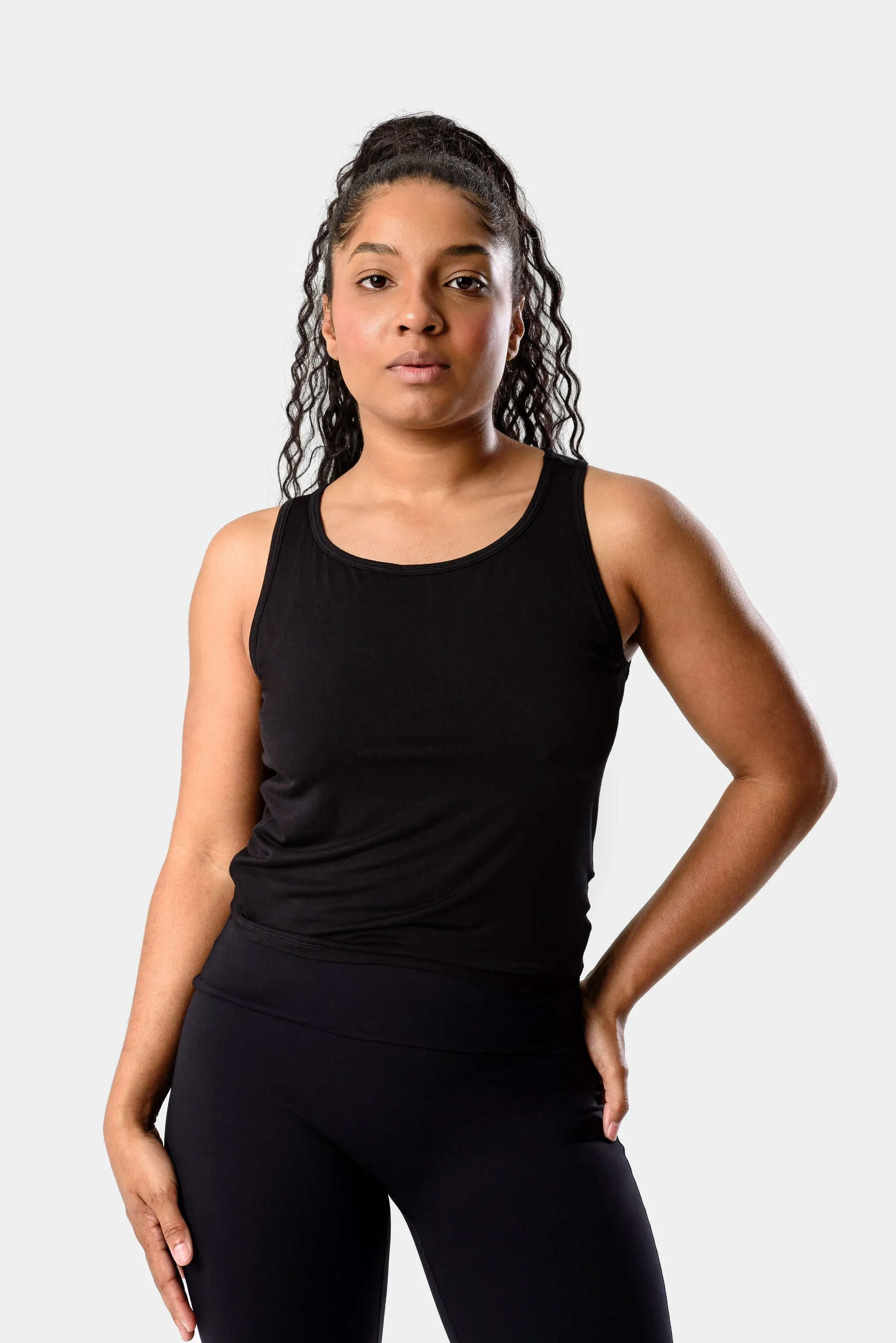 Jade Sleeveless T-Shirt - Black sold by Kamo Fitness product image thumbnail 3