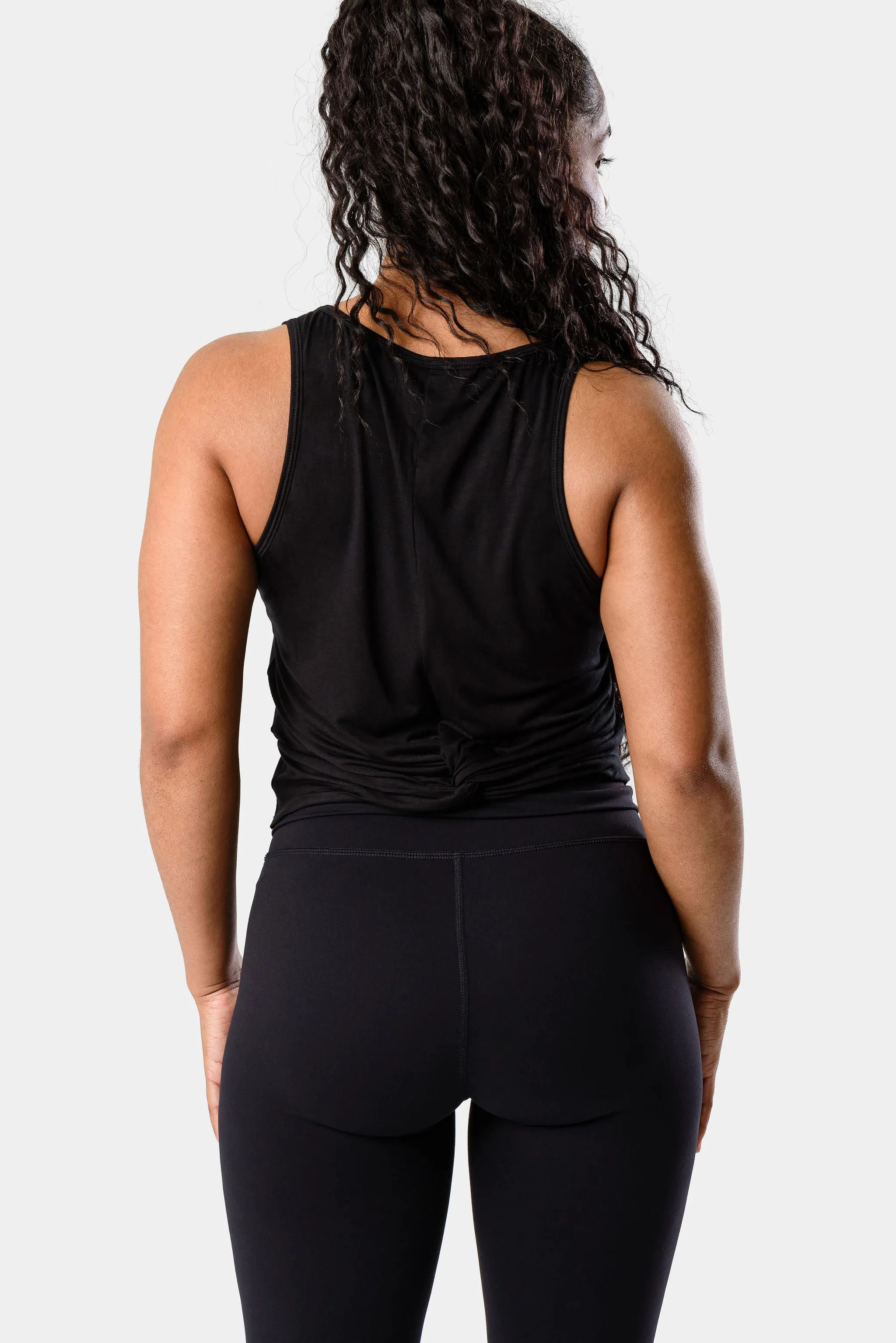 Jade Sleeveless T-Shirt - Black sold by Kamo Fitness product image thumbnail 5