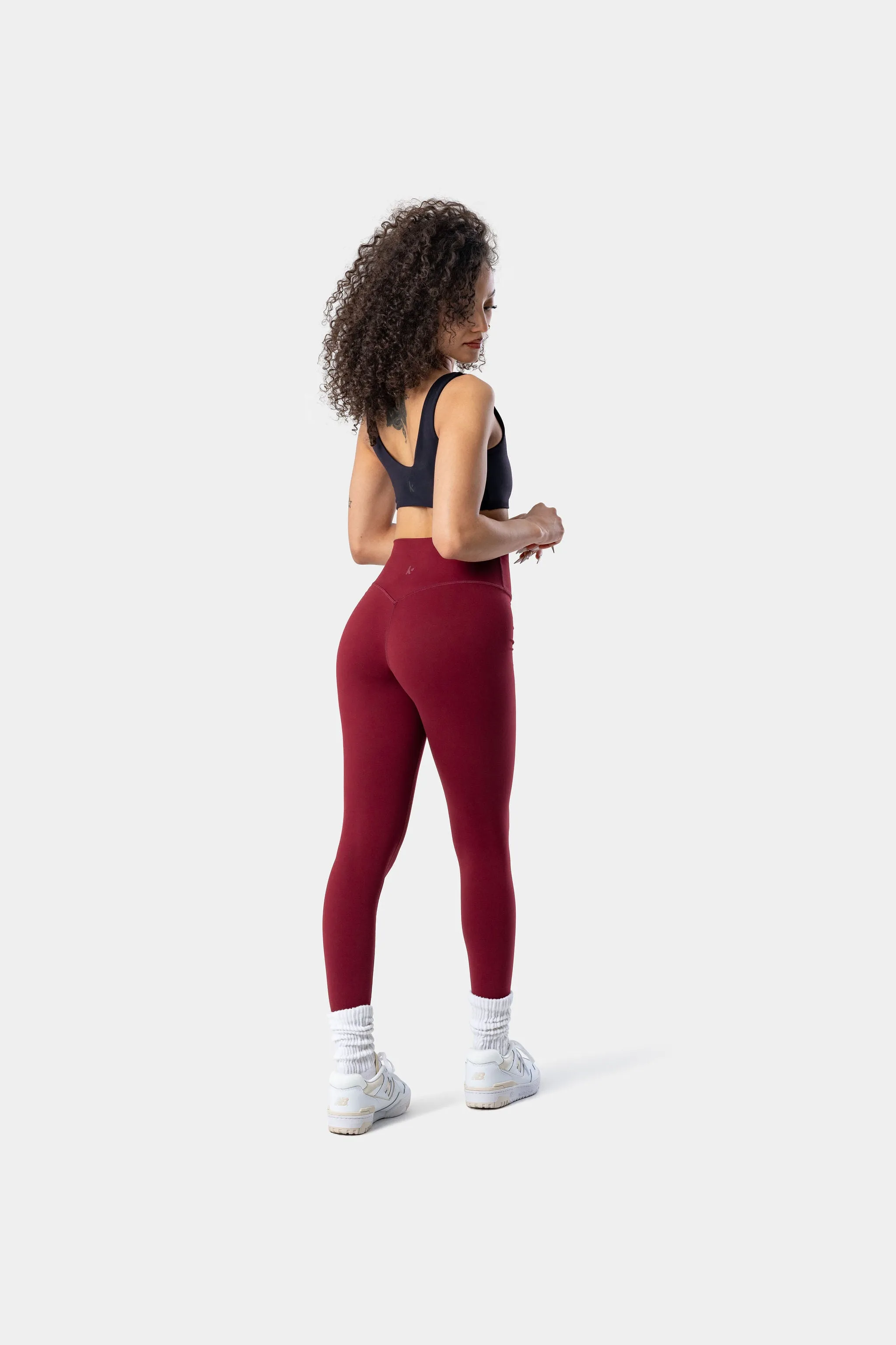 Serenity Leggings 25" - Ruby Wine sold by Kamo Fitness product image thumbnail 5
