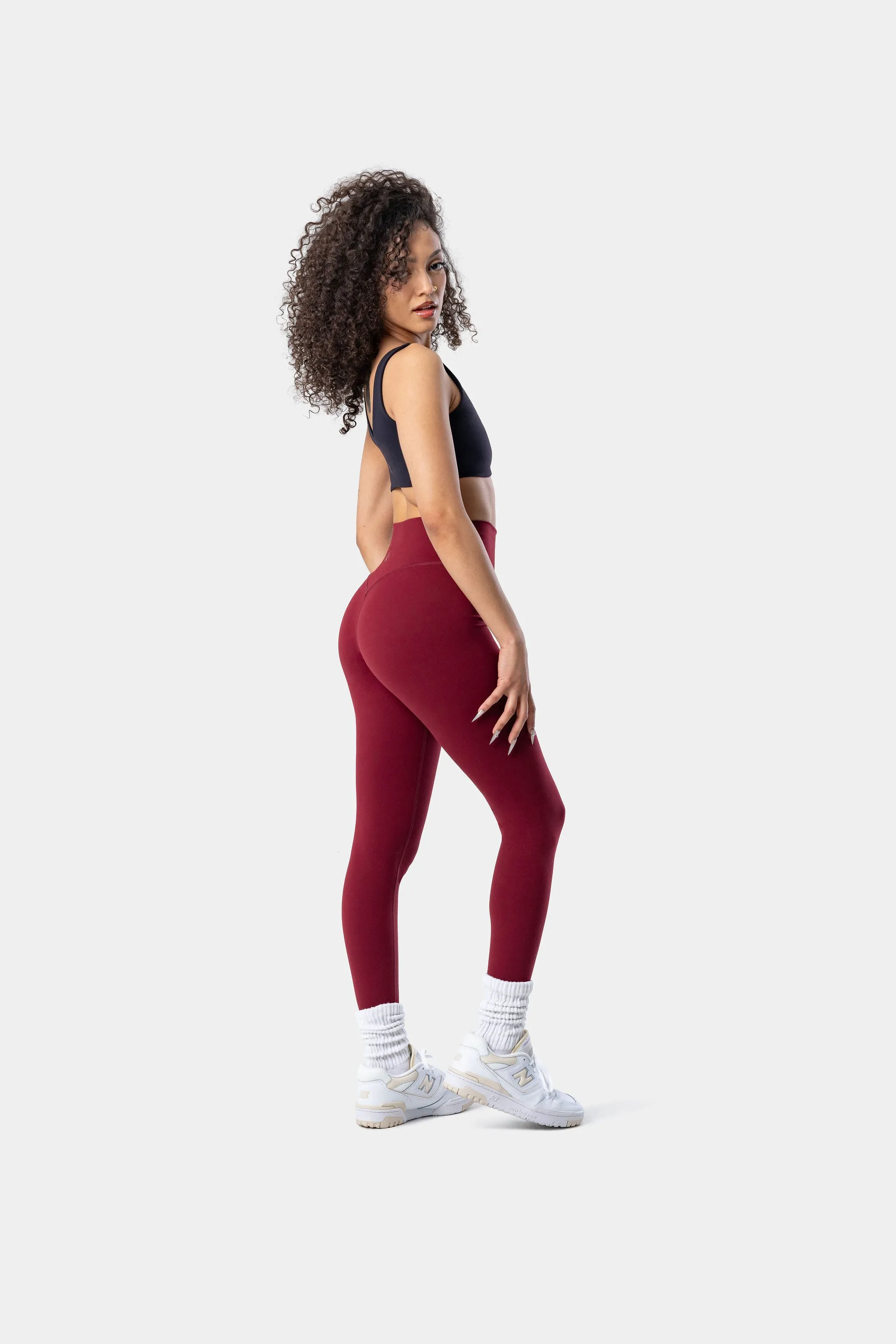 Serenity Leggings 25" - Ruby Wine sold by Kamo Fitness product image thumbnail 3
