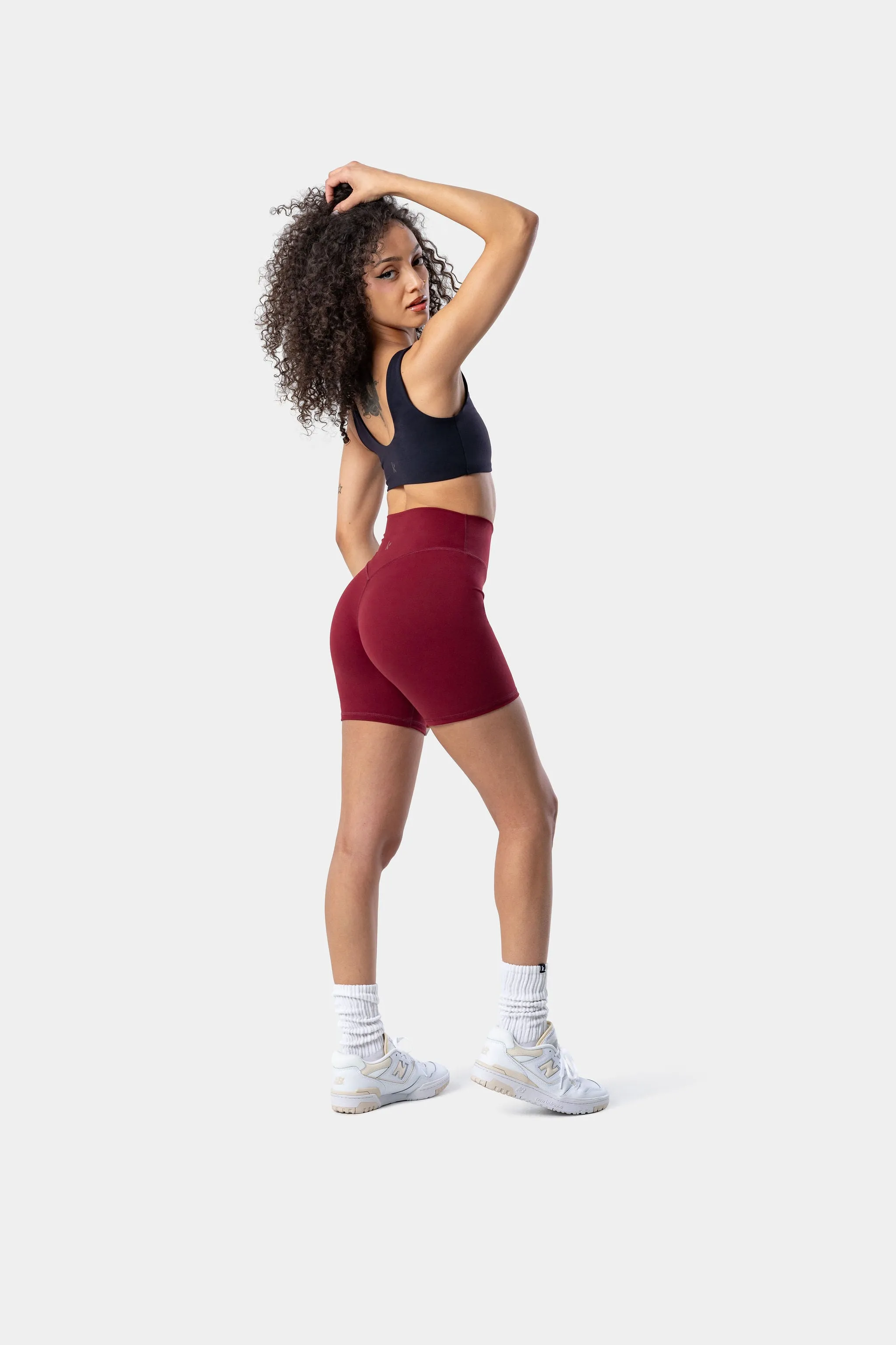 Serenity Shorts 6" - Ruby Wine sold by Kamo Fitness product image thumbnail 4