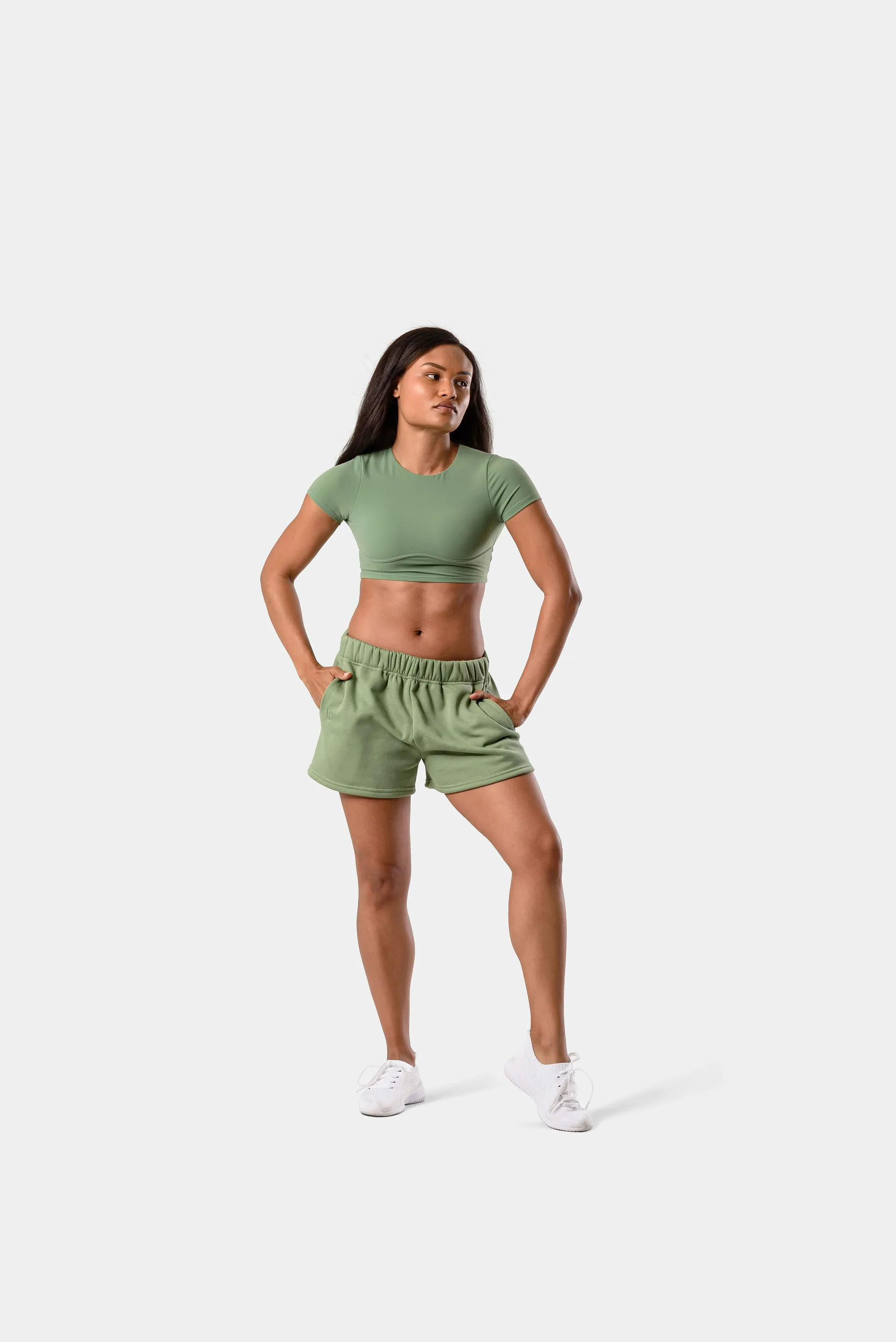 Isla Short Sleeve Top - Loden Frost sold by Kamo Fitness product image thumbnail 5