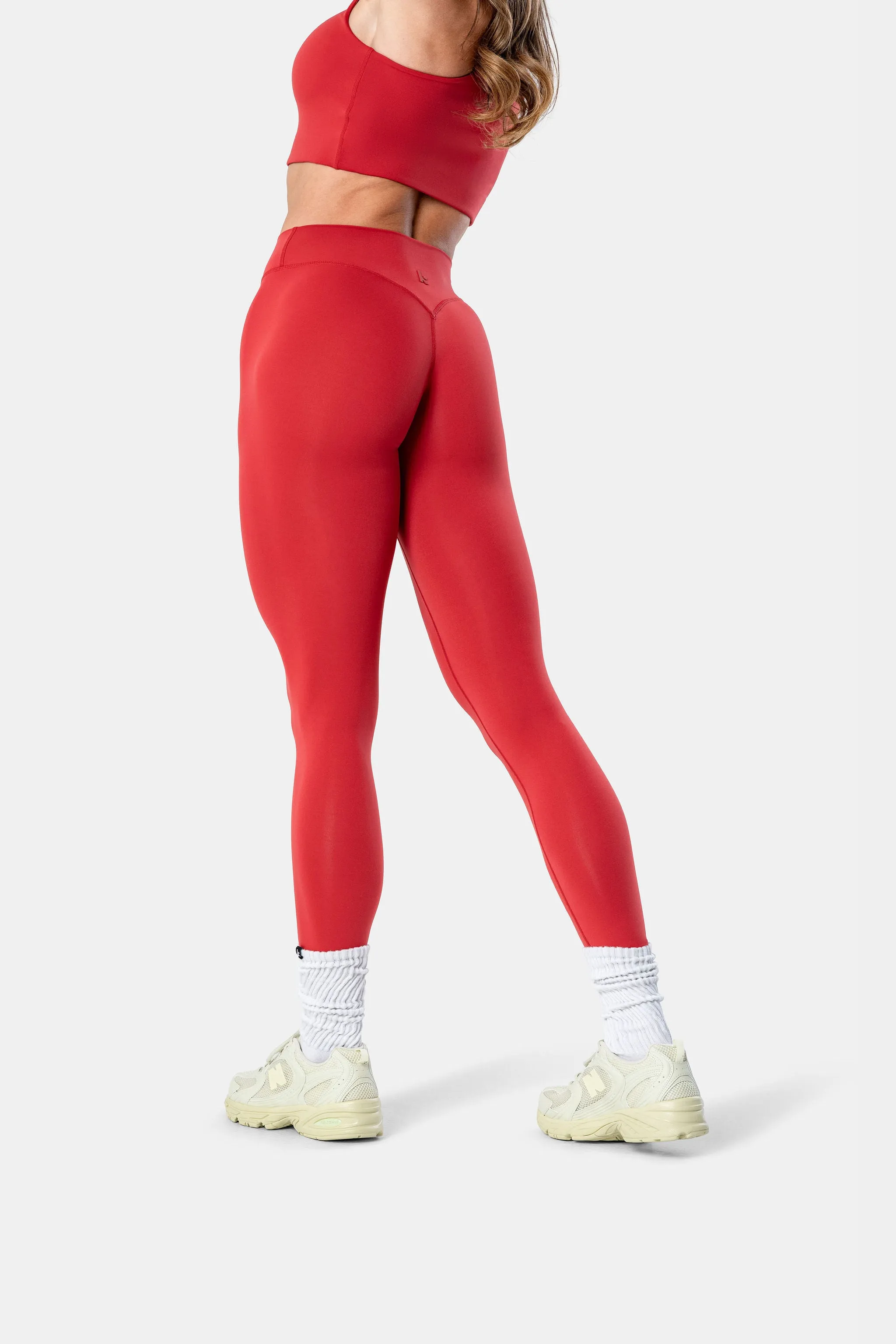 Lunara Legging - Flame Red 26" sold by Kamo Fitness product image thumbnail 2