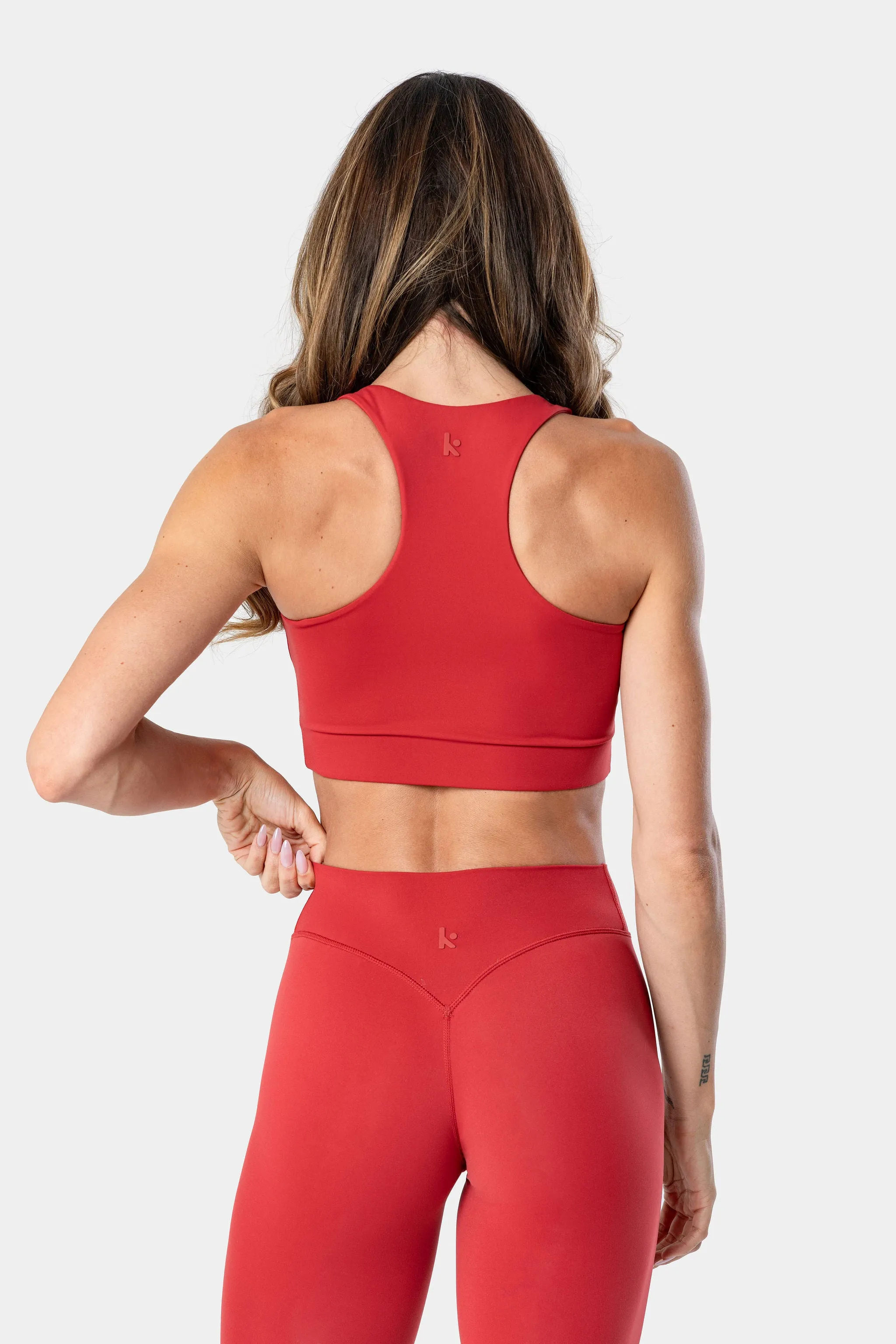 Lunara Legging - Flame Red 26" sold by Kamo Fitness product image thumbnail 5