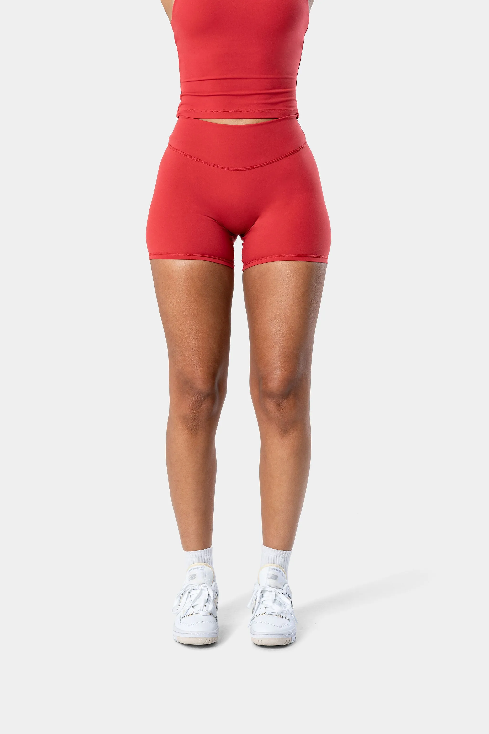 Lunara Short - Flame Red 6" sold by Kamo Fitness