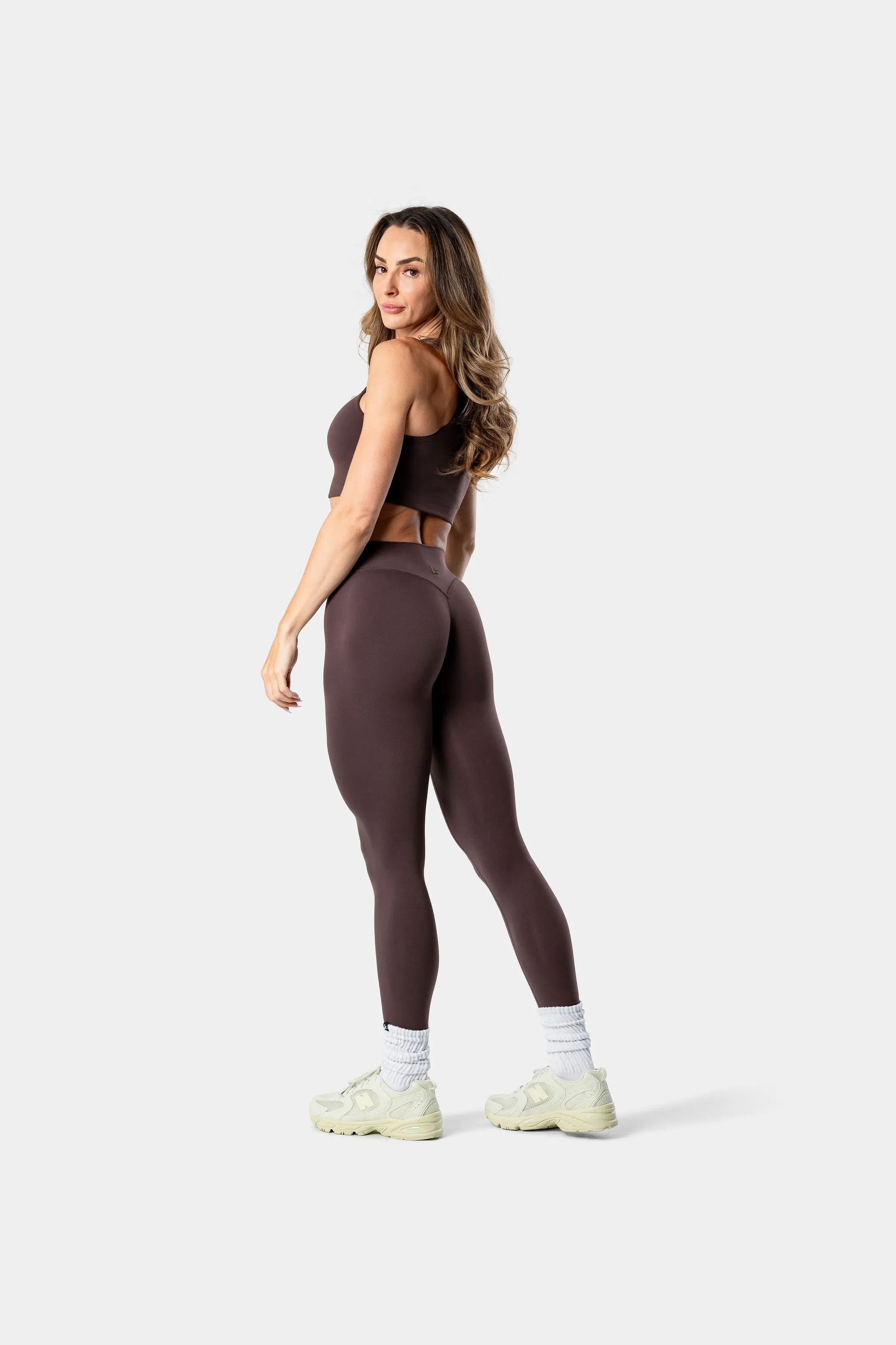 Lunara Legging - Chocolate Brown 26" sold by Kamo Fitness product image thumbnail 3