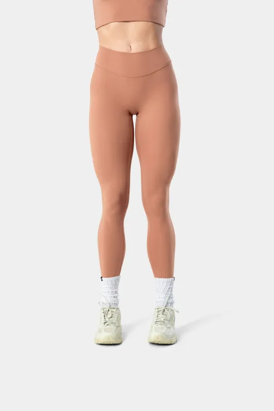 Lunara Legging - Mocha Mousse 26" sold by Kamo Fitness