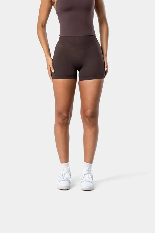 Poise Short - Chocolate Brown 5" sold by Kamo Fitness
