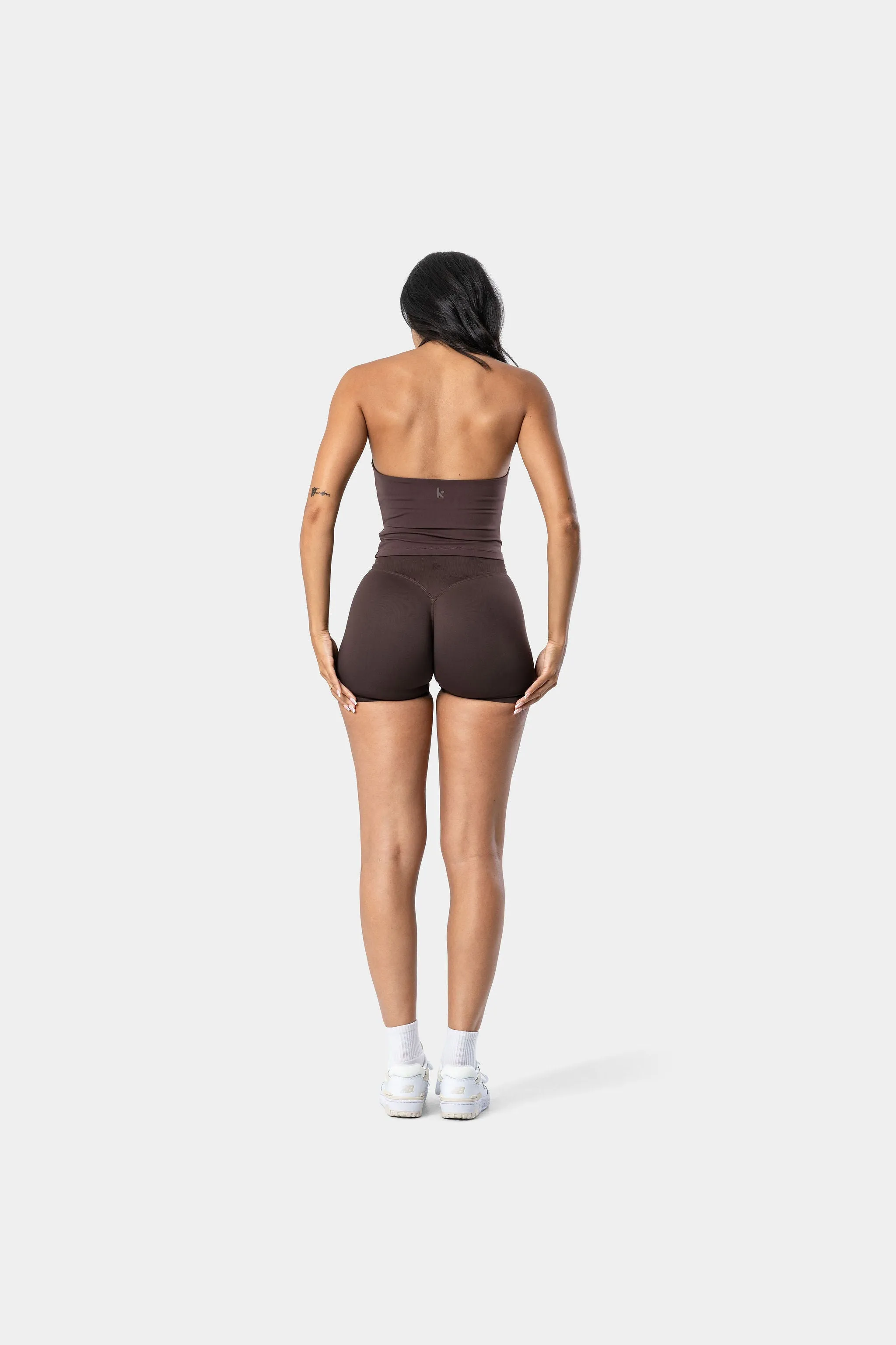Poise Short - Chocolate Brown 5" sold by Kamo Fitness product image thumbnail 3