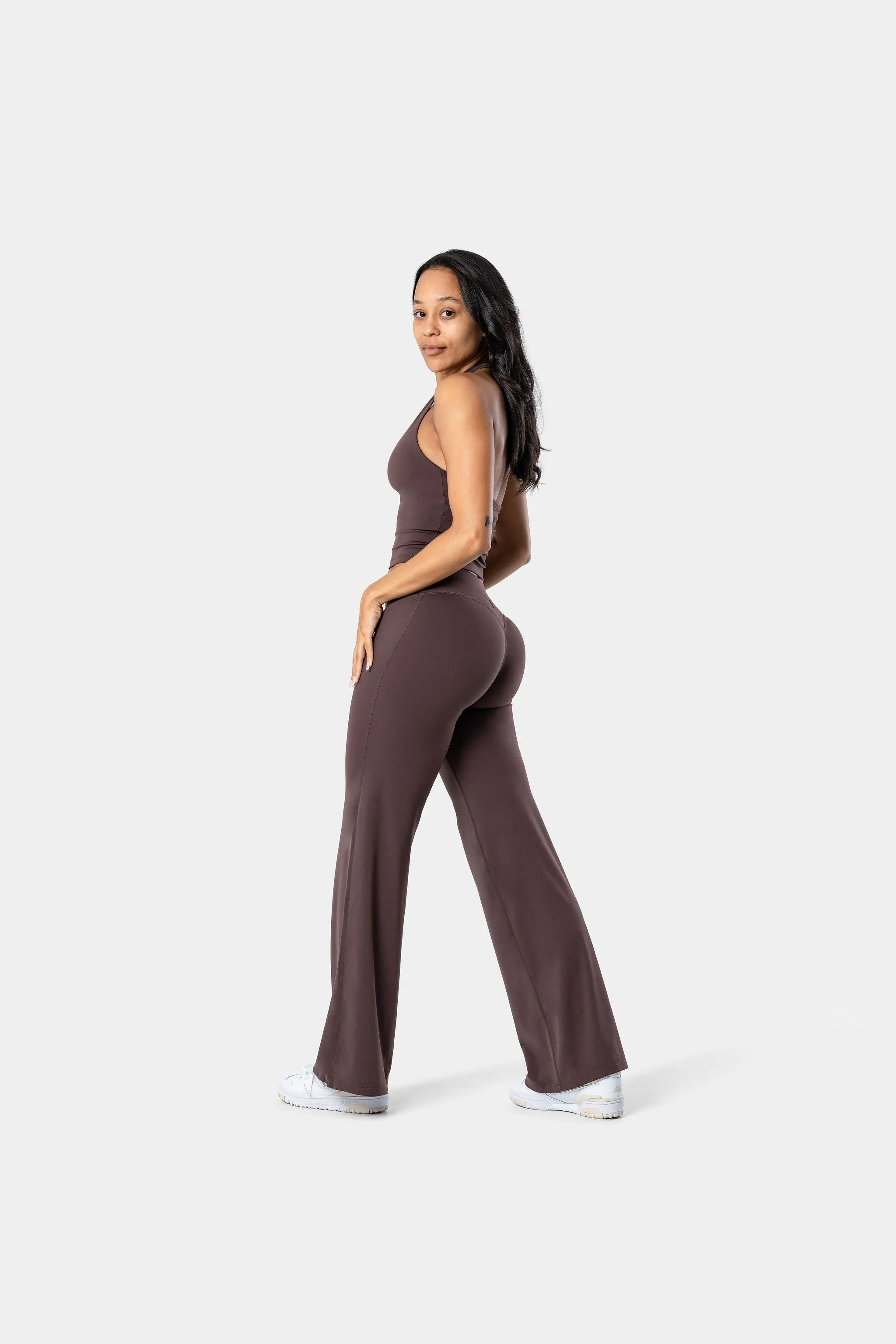 Lunara Halter Tank - Chocolate Brown sold by Kamo Fitness product image thumbnail 5