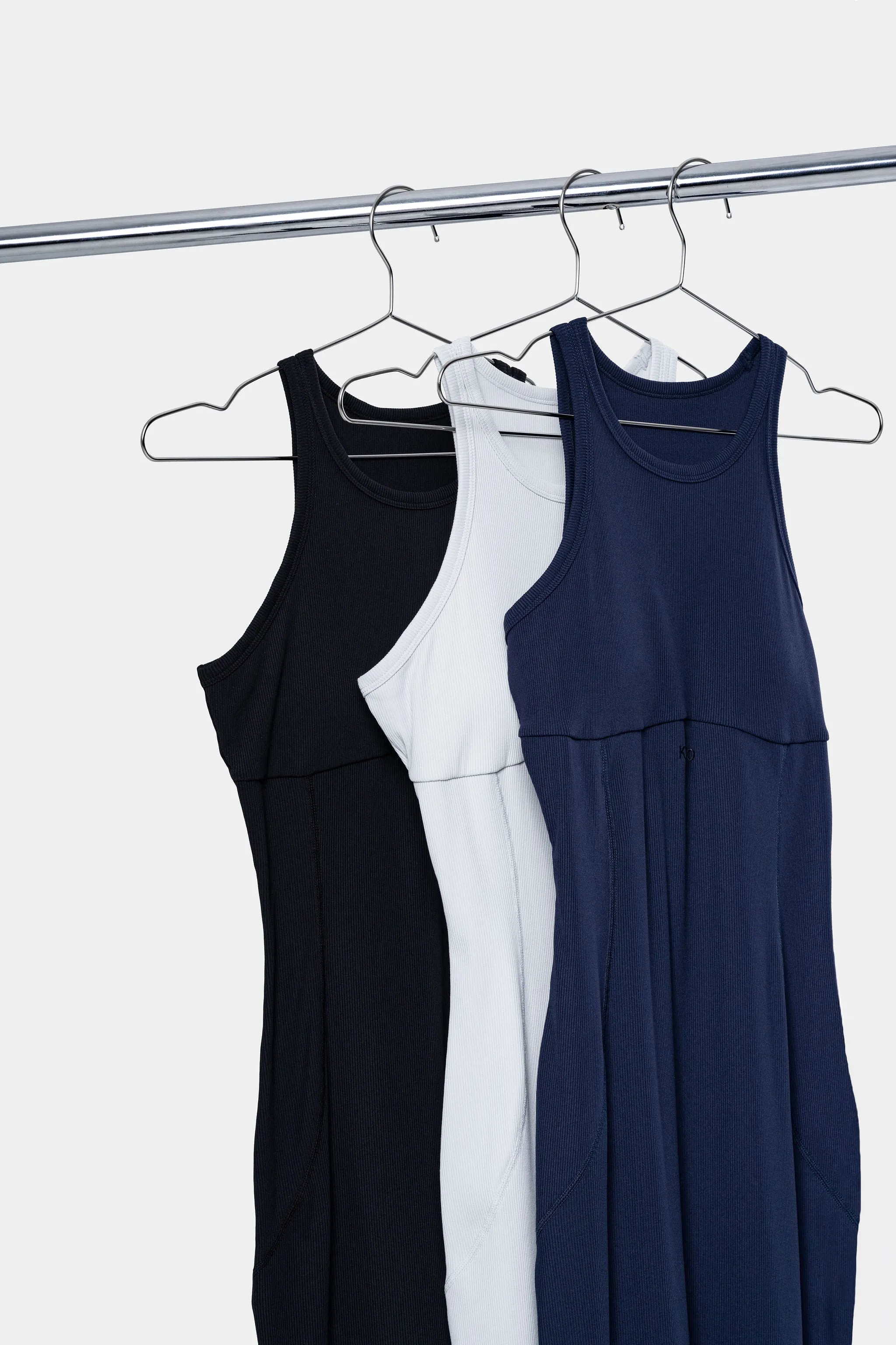 Rib Maxi Tank Dress - Charcoal Black sold by Kamo Fitness product image thumbnail 5