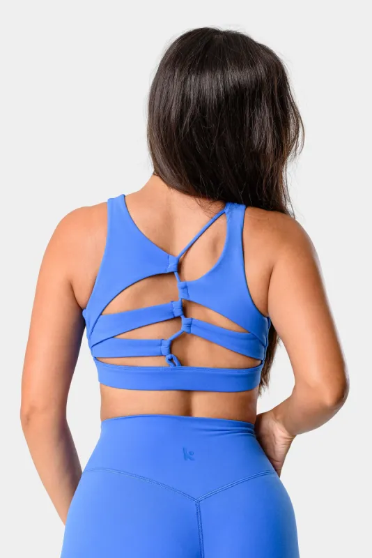 Nora Sports Bra - Strong Blue sold by Kamo Fitness