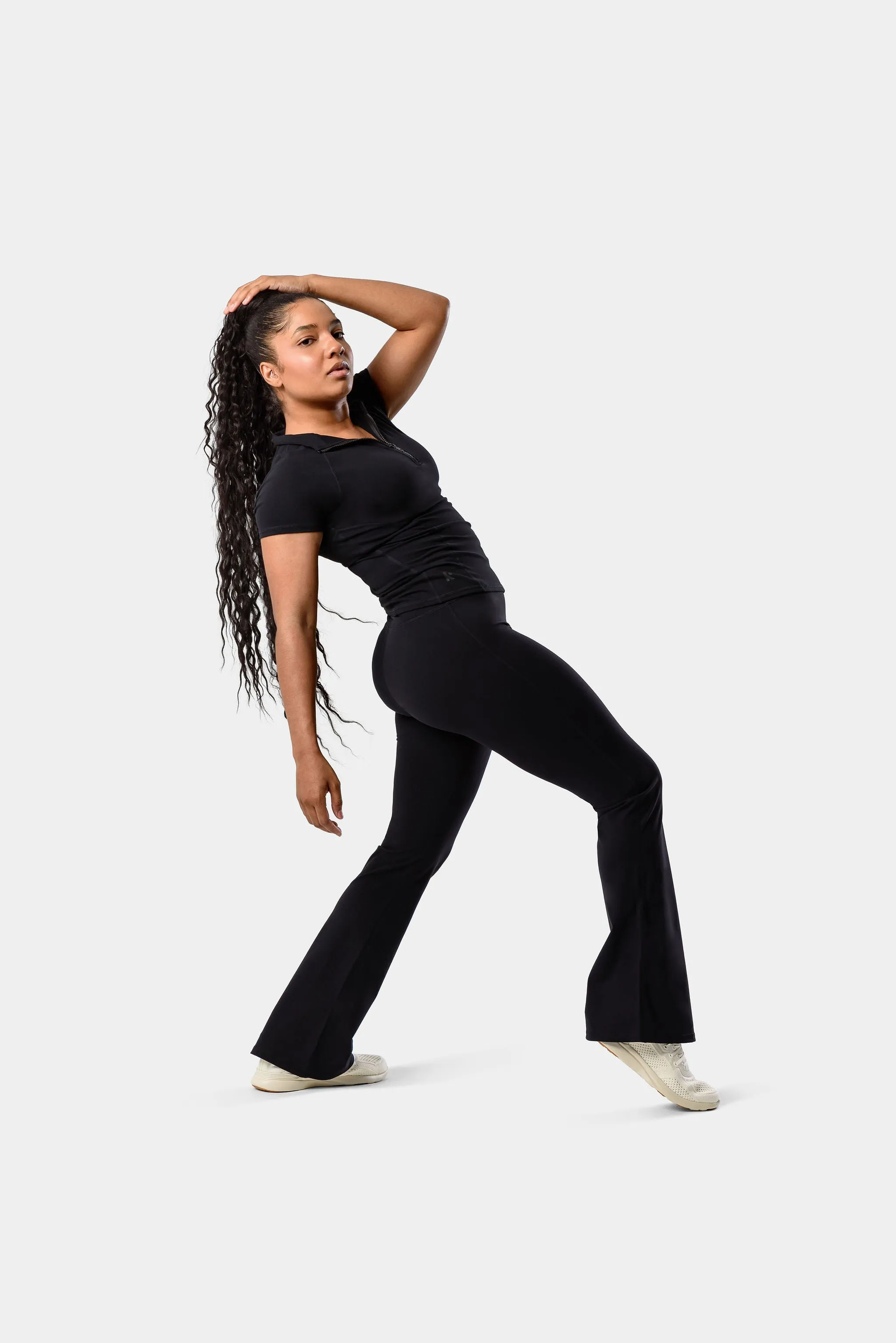 Mia Short Sleeved Top - Black sold by Kamo Fitness product image thumbnail 4