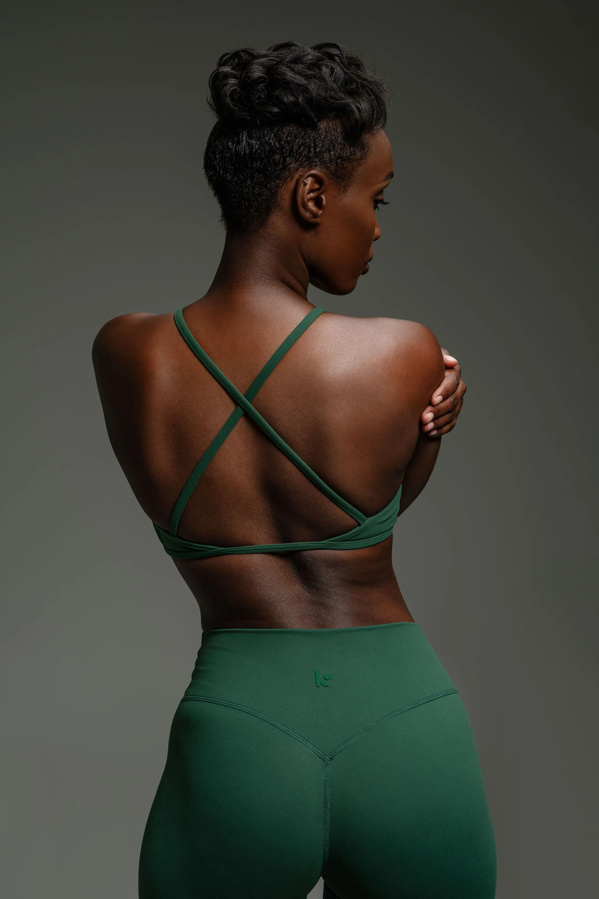 Alura V-Line Leggings - Dark Green sold by Kamo Fitness product image thumbnail 4