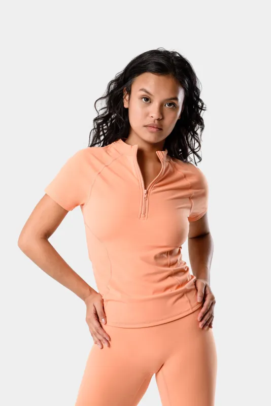 Mia Short Sleeved Top - Orange sold by Kamo Fitness
