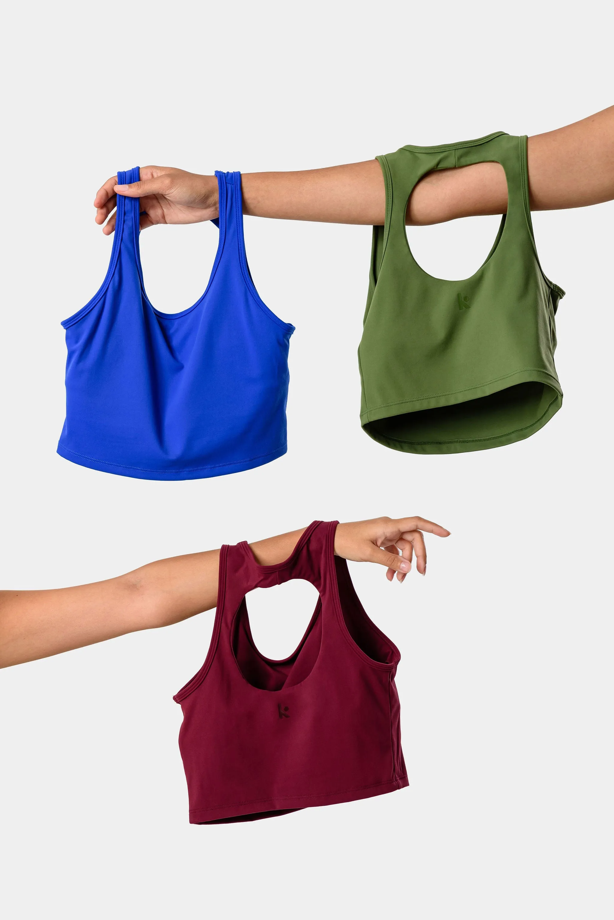 Sydney Tank Top Sports Bra - Galactic Cobalt sold by Kamo Fitness product image thumbnail 5