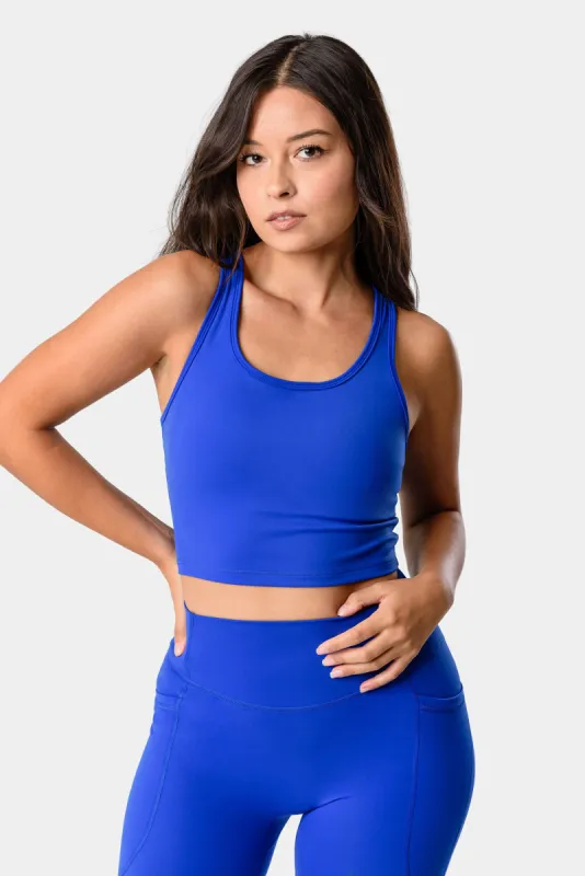 Sydney Tank Top Sports Bra - Galactic Cobalt sold by Kamo Fitness
