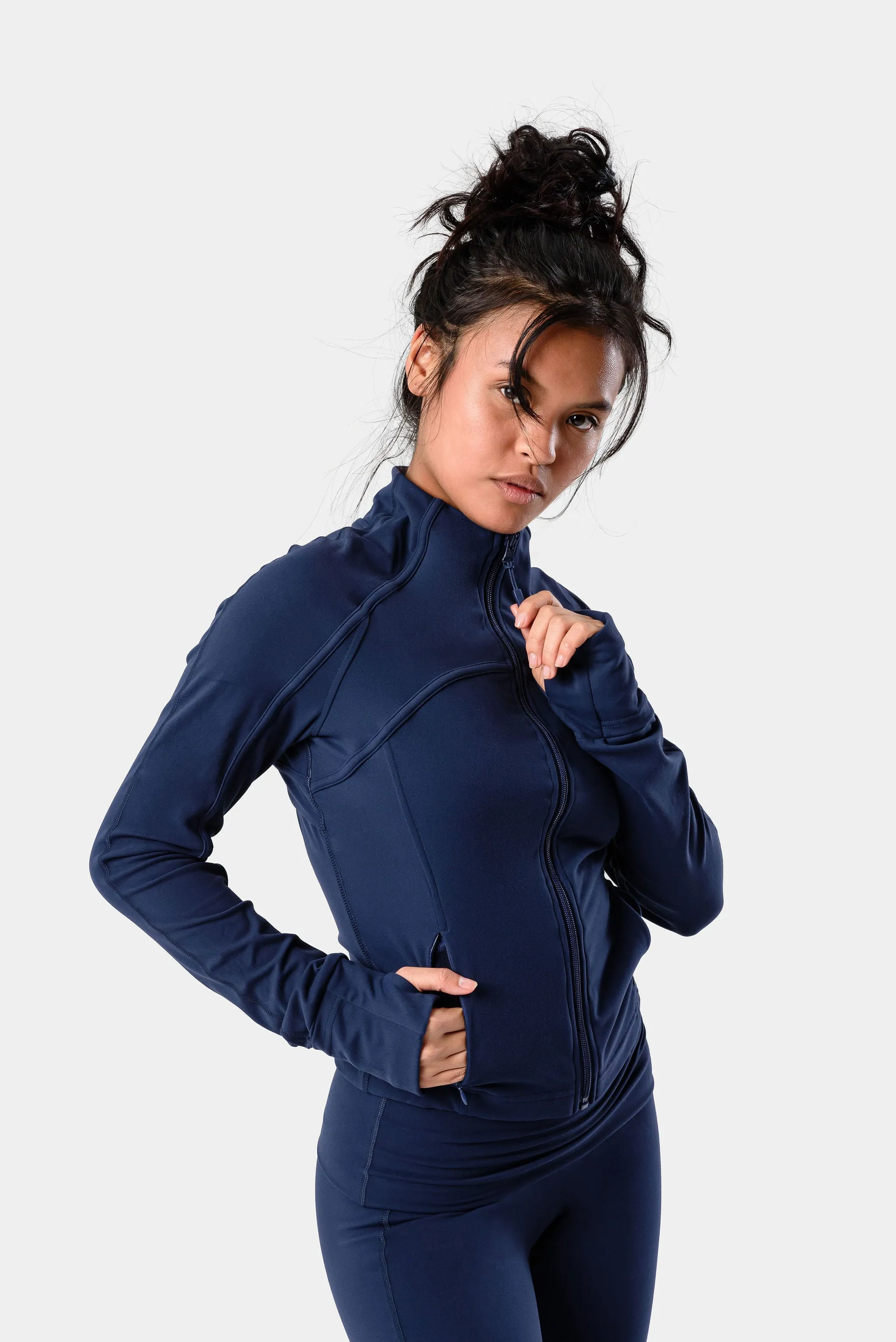 Serenity Nyla Jacket - Dark Iris sold by Kamo Fitness product image thumbnail 5