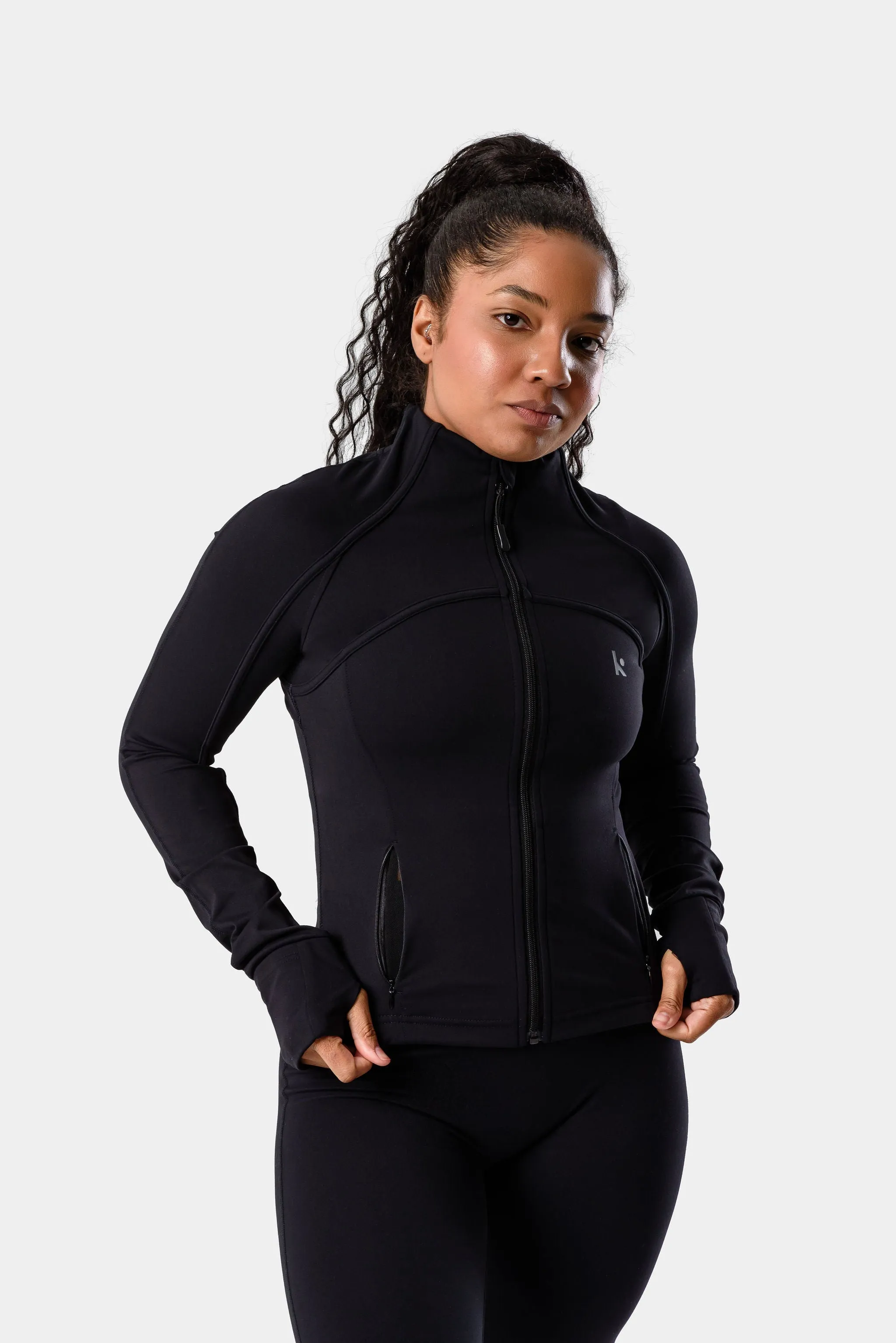 Serenity Nyla Jacket - Black sold by Kamo Fitness product image thumbnail 3