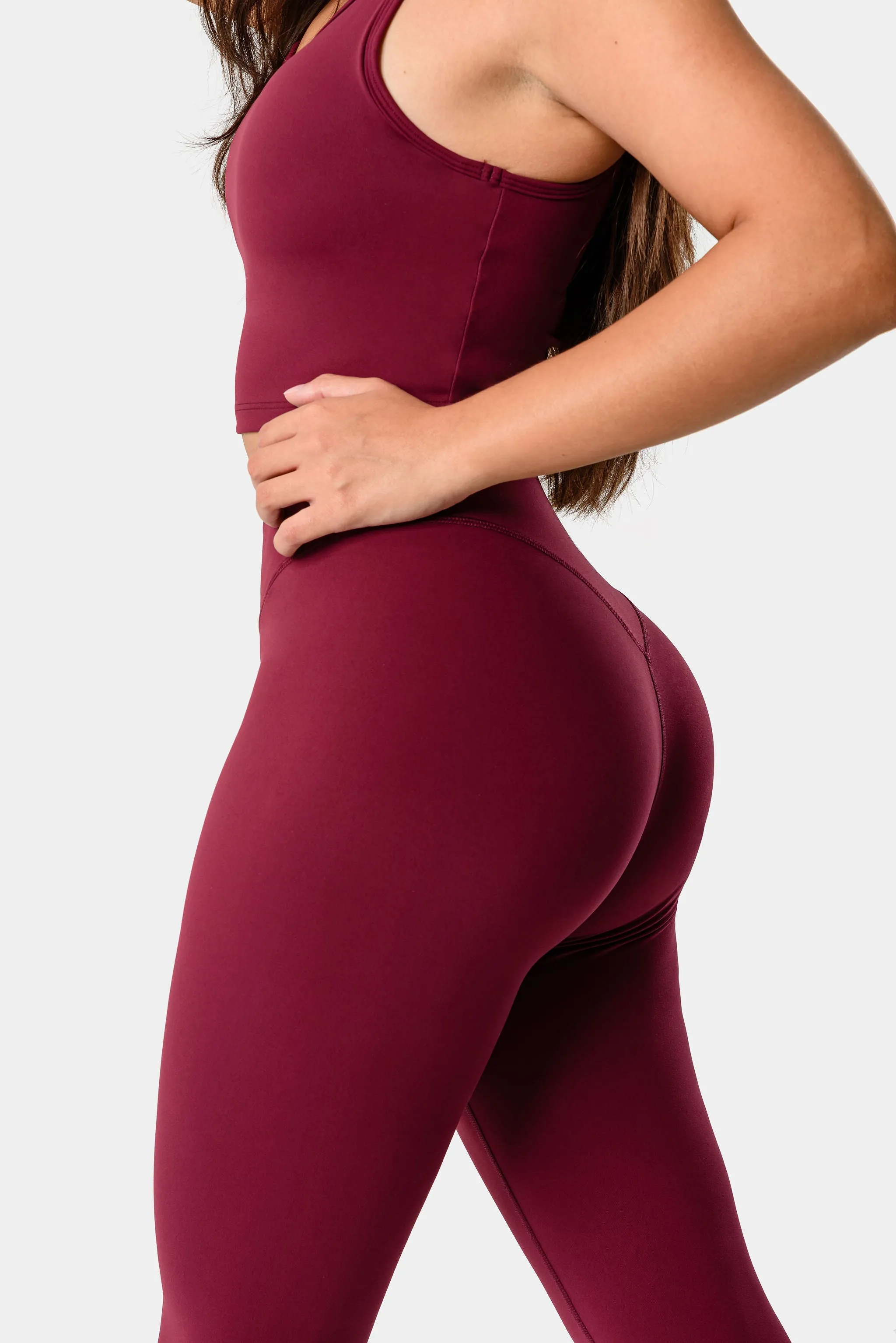 Serenity Leggings 25" - Dark Cherry sold by Kamo Fitness product image thumbnail 2