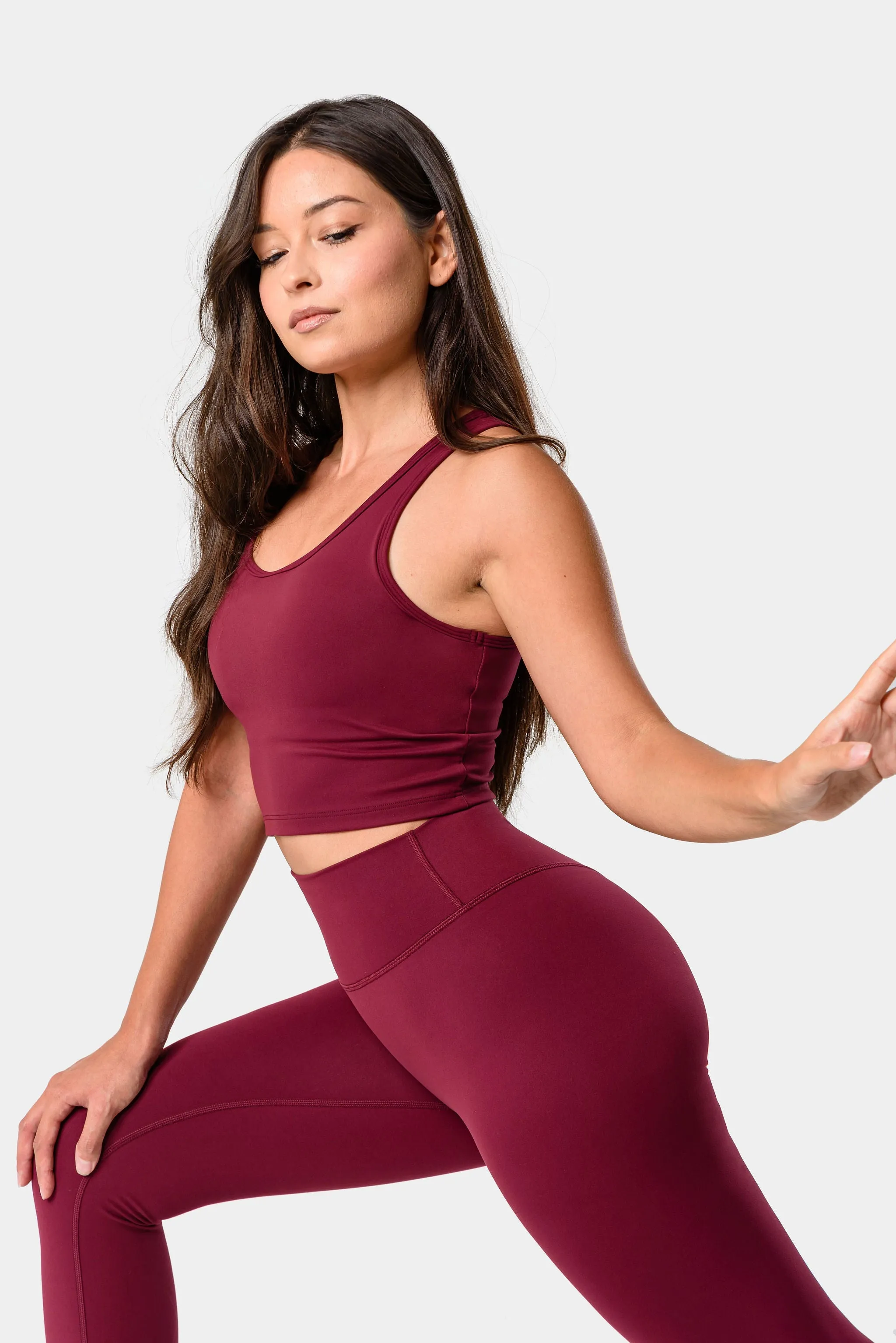 Serenity Leggings 25" - Dark Cherry sold by Kamo Fitness product image thumbnail 5