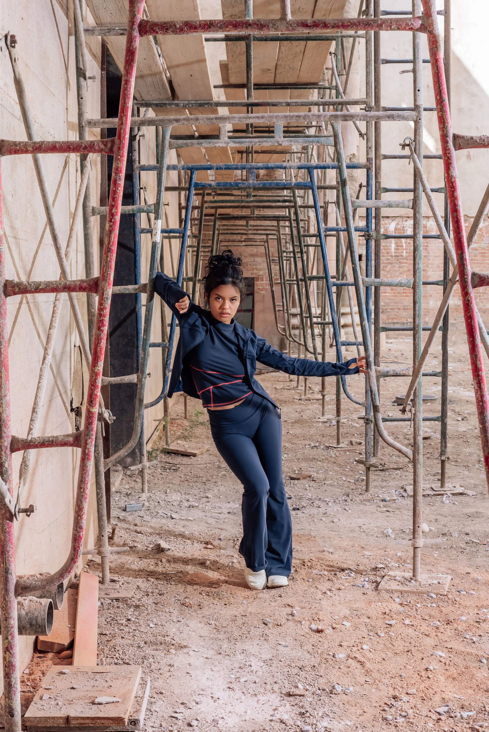 Lavada Fold Flared Leggings 31" - Dark Iris sold by Kamo Fitness product image thumbnail 2