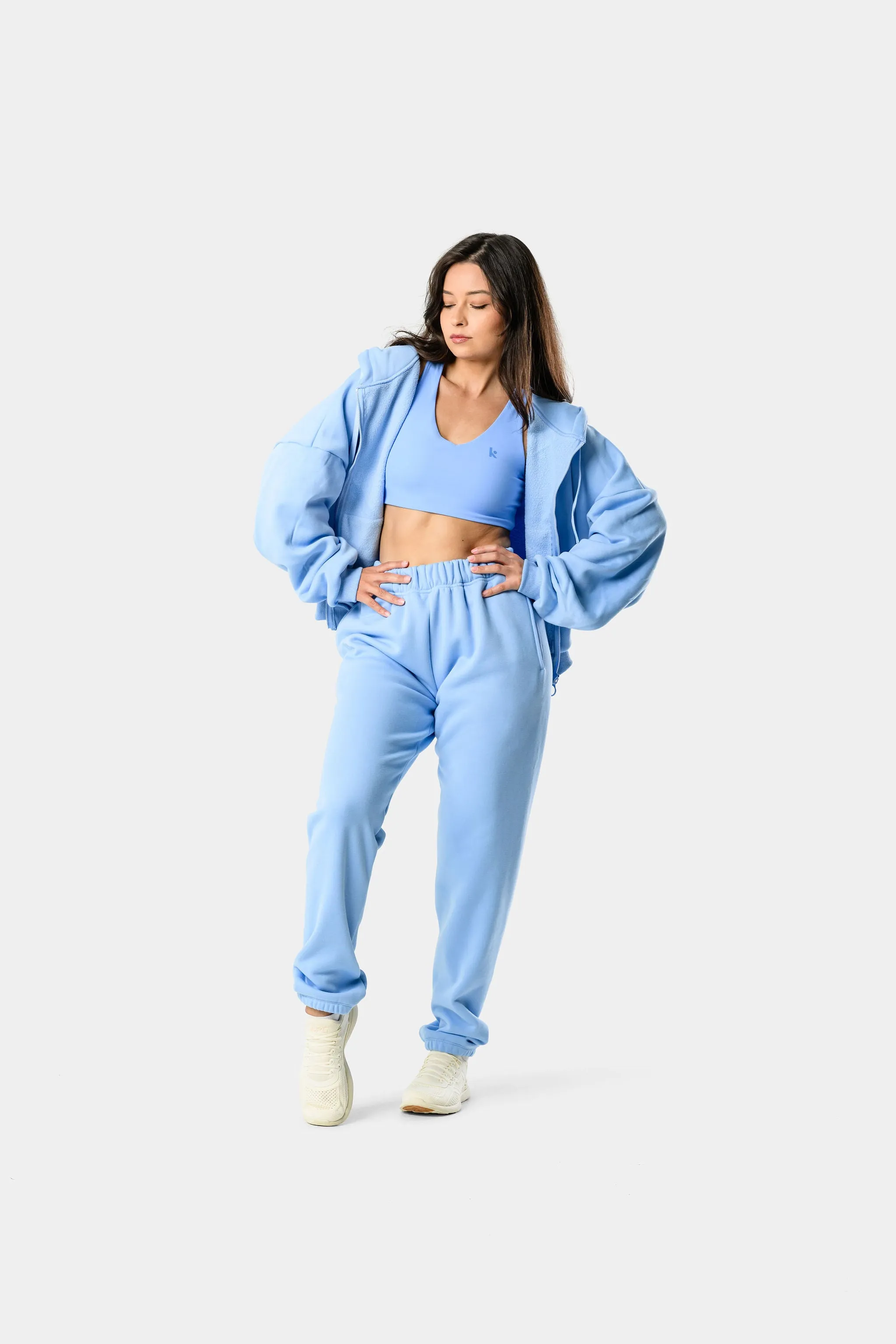 CozyTec Sweatpants - Light Blue sold by Kamo Fitness product image thumbnail 4