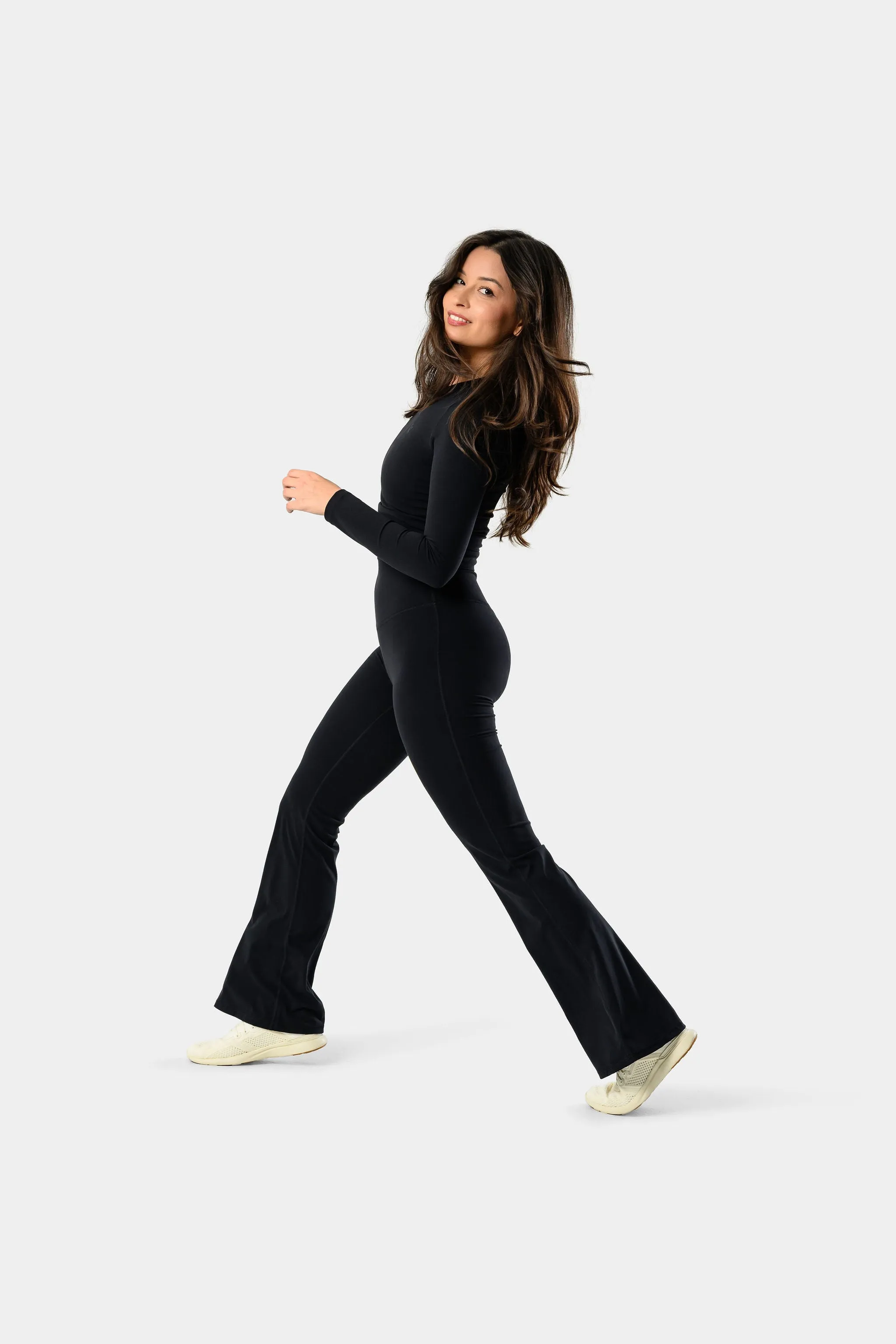 Alura V-Line Flare Leggings 31” - Black sold by Kamo Fitness product image thumbnail 5