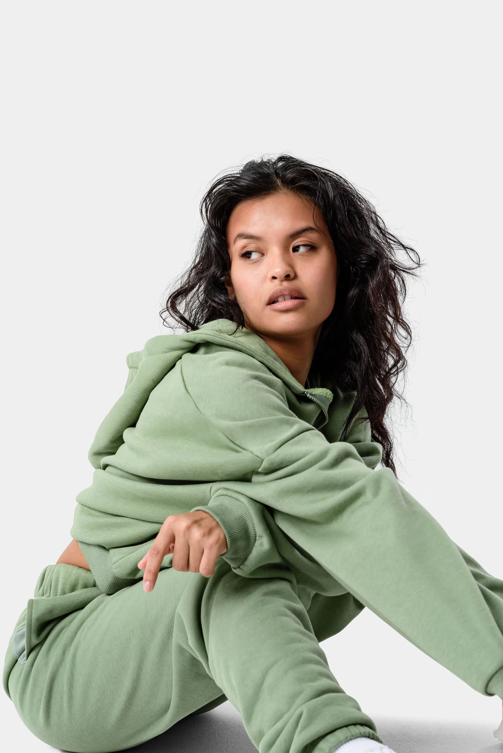 CozyTec Full Zip Hoodie - Loden Frost sold by Kamo Fitness product image thumbnail 5