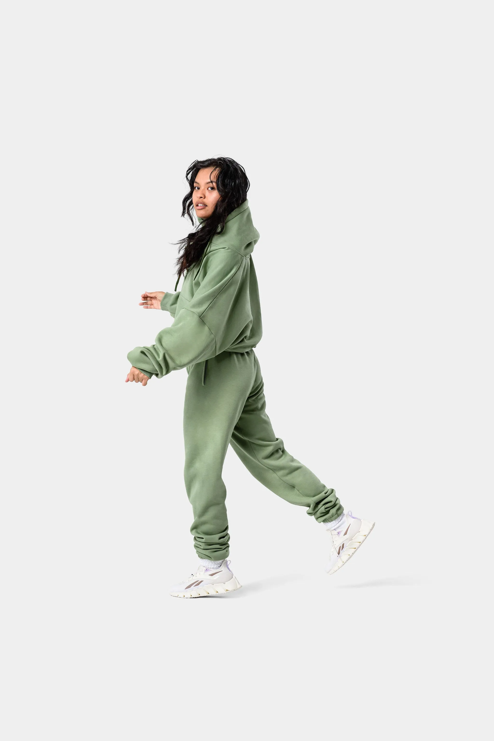 CozyTec Full Zip Hoodie - Loden Frost sold by Kamo Fitness product image thumbnail 4