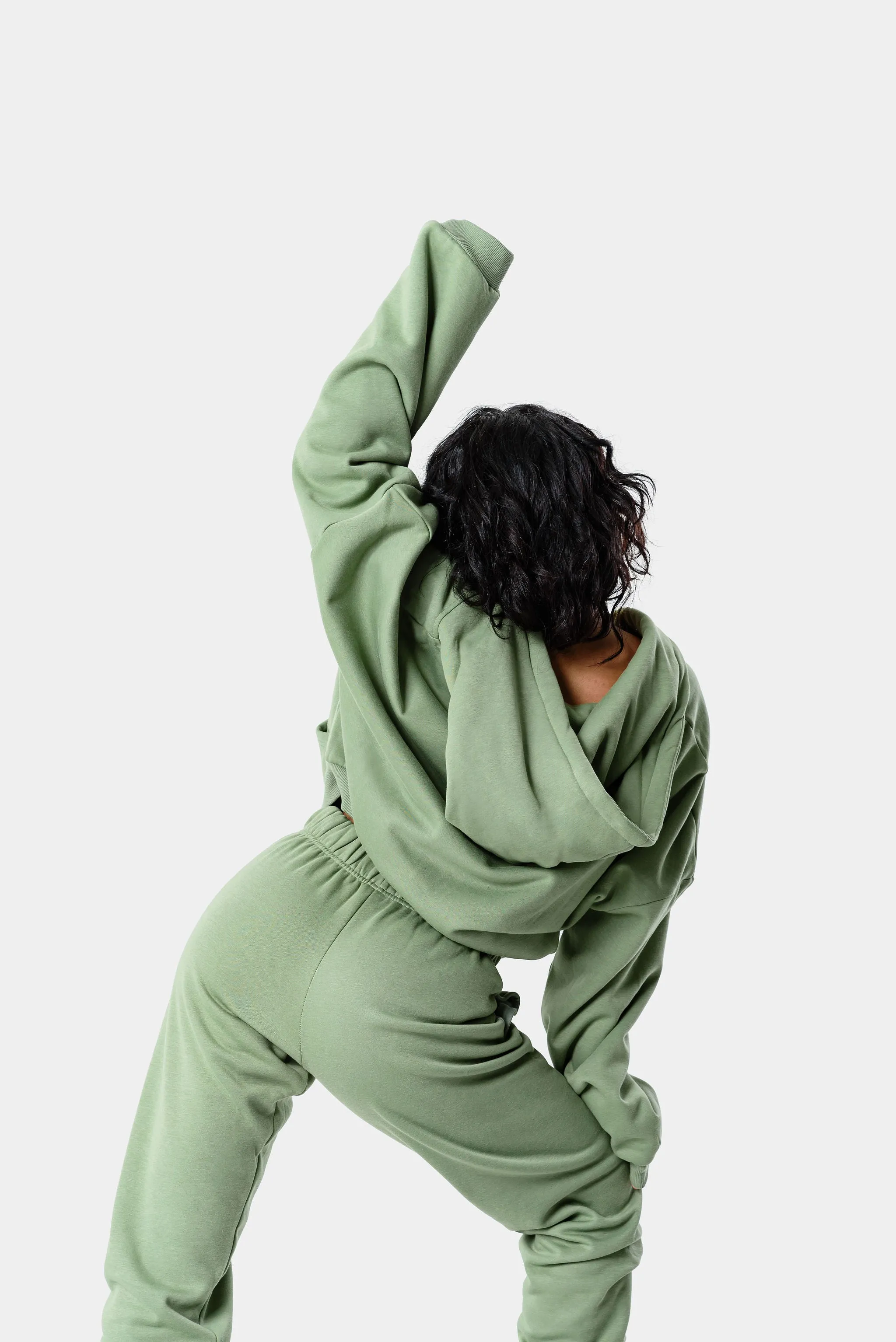 CozyTec Full Zip Hoodie - Loden Frost sold by Kamo Fitness product image thumbnail 3