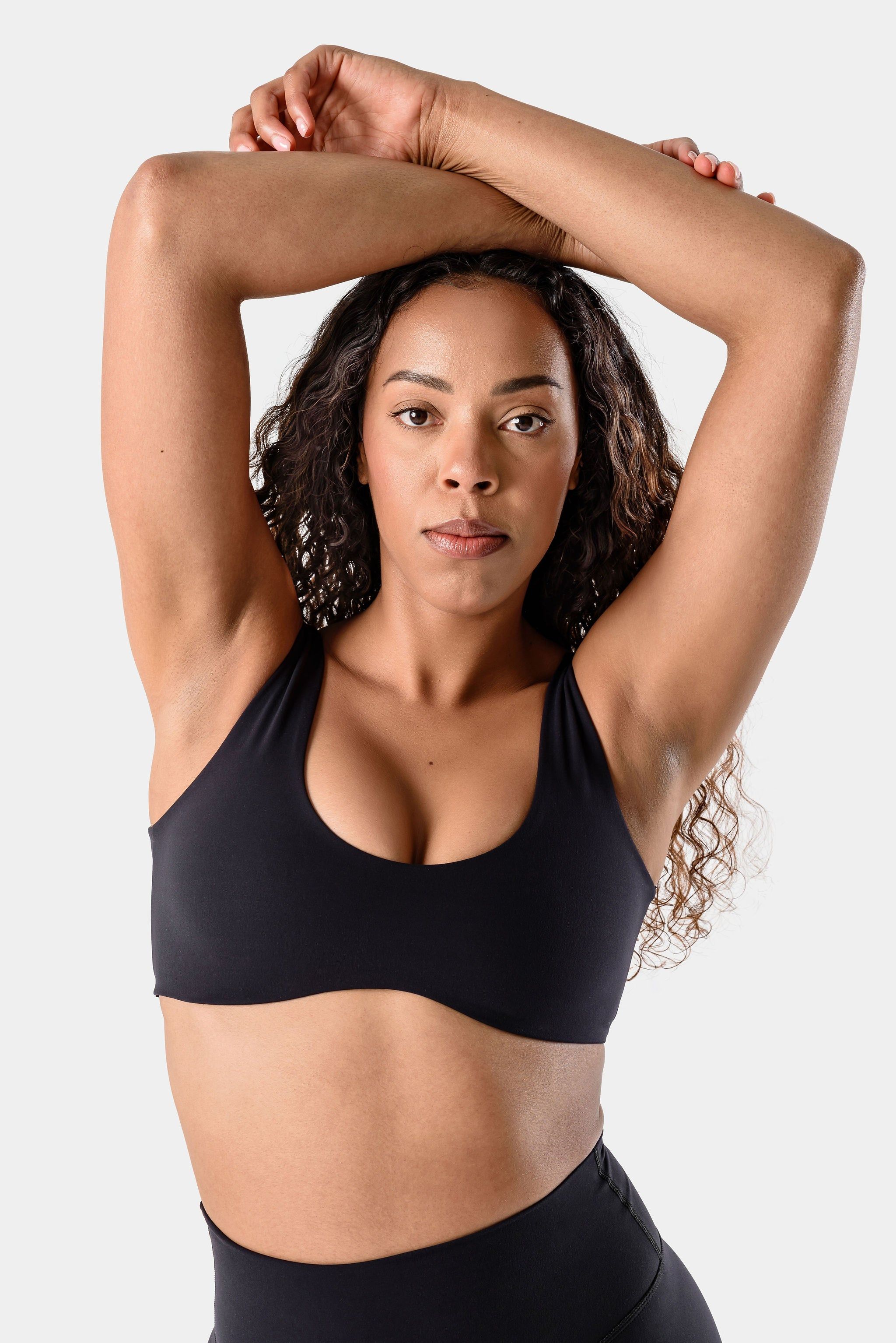 FeatherLite Cleo Sports Bra - Black sold by Kamo Fitness
