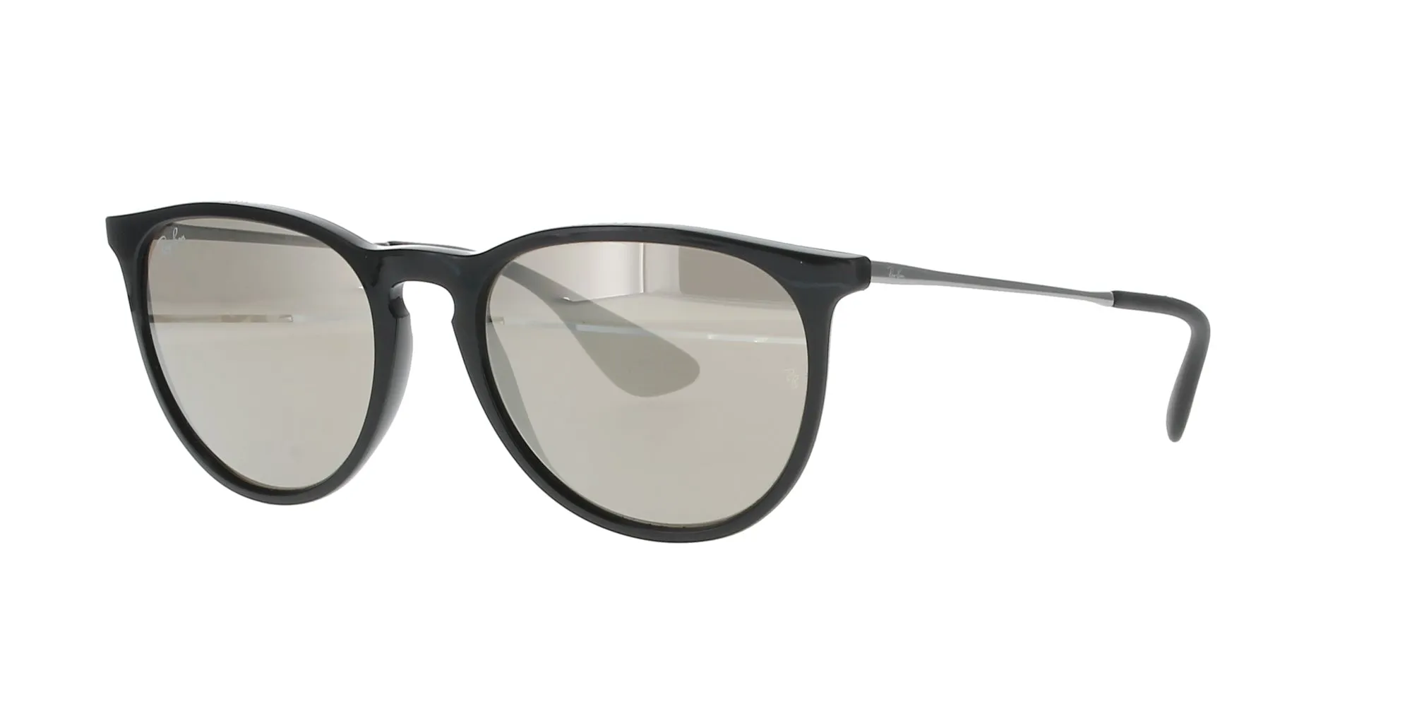 Shiny Black Mirrored Rayban Erika Sunglasses sold by Fashion Eyewear