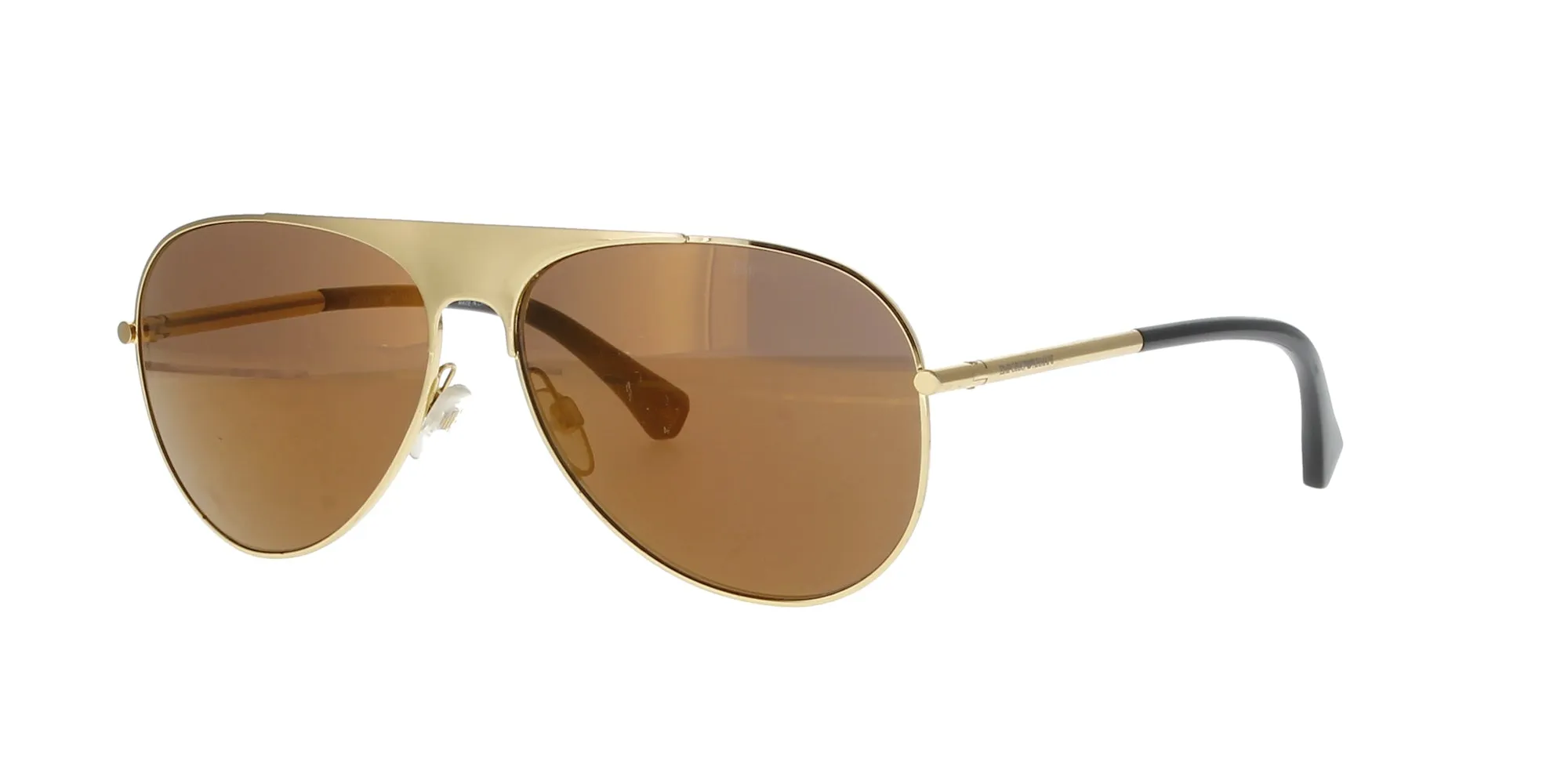 Gold Metal Aviator Emporio Armani Sunglasses sold by Fashion Eyewear