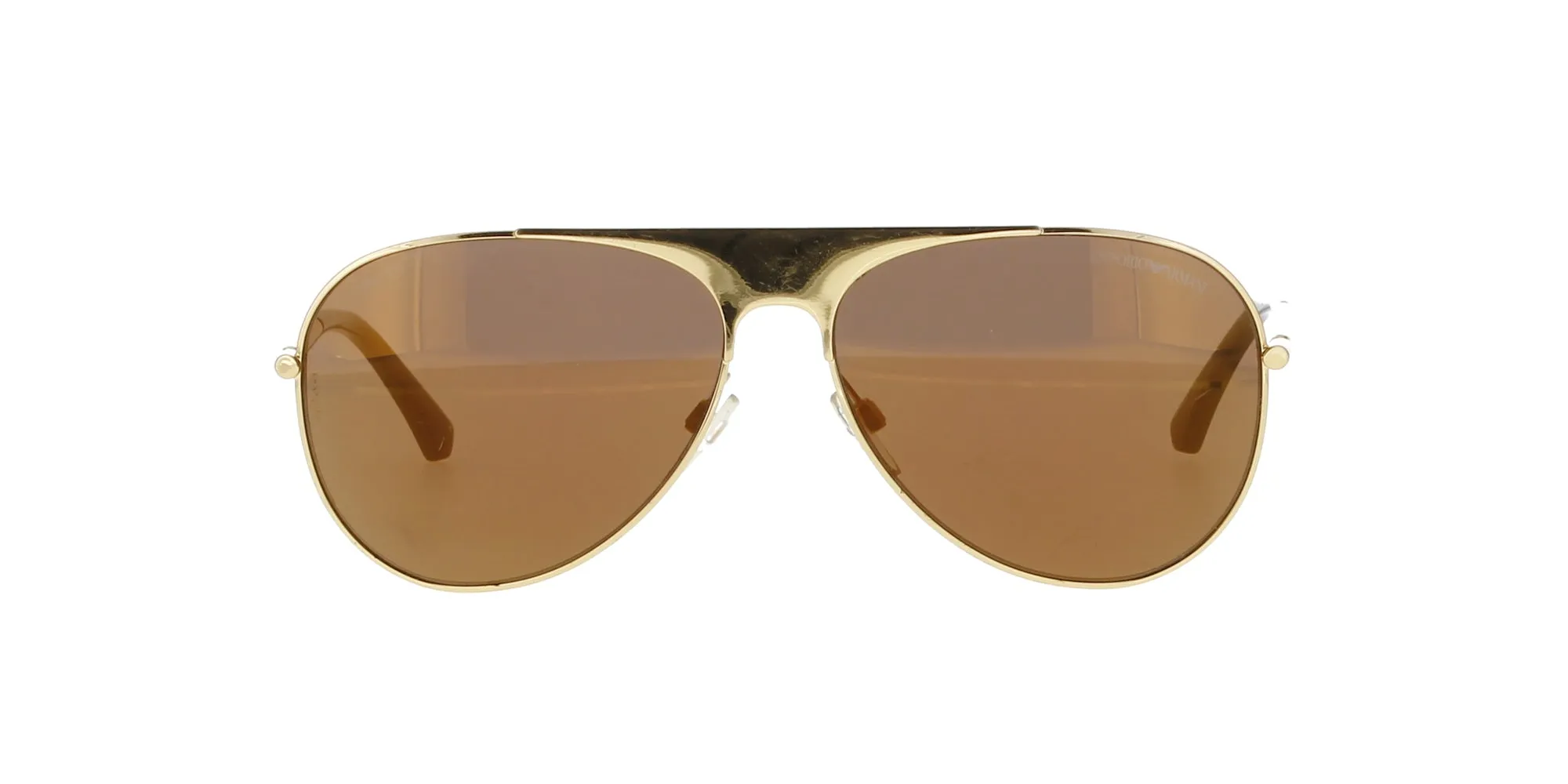 Gold Metal Aviator Emporio Armani Sunglasses sold by Fashion Eyewear product image thumbnail 2