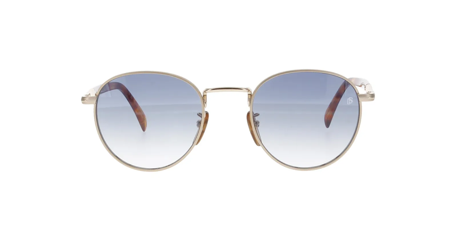 Gold Metal David Beckham Sunglasses sold by Fashion Eyewear