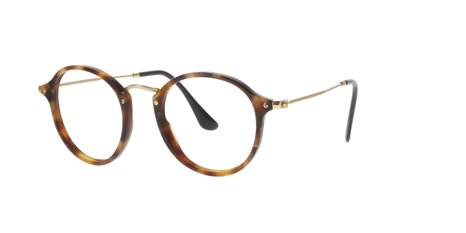 Polished Striped Havana Rayban Frame sold by Fashion Eyewear