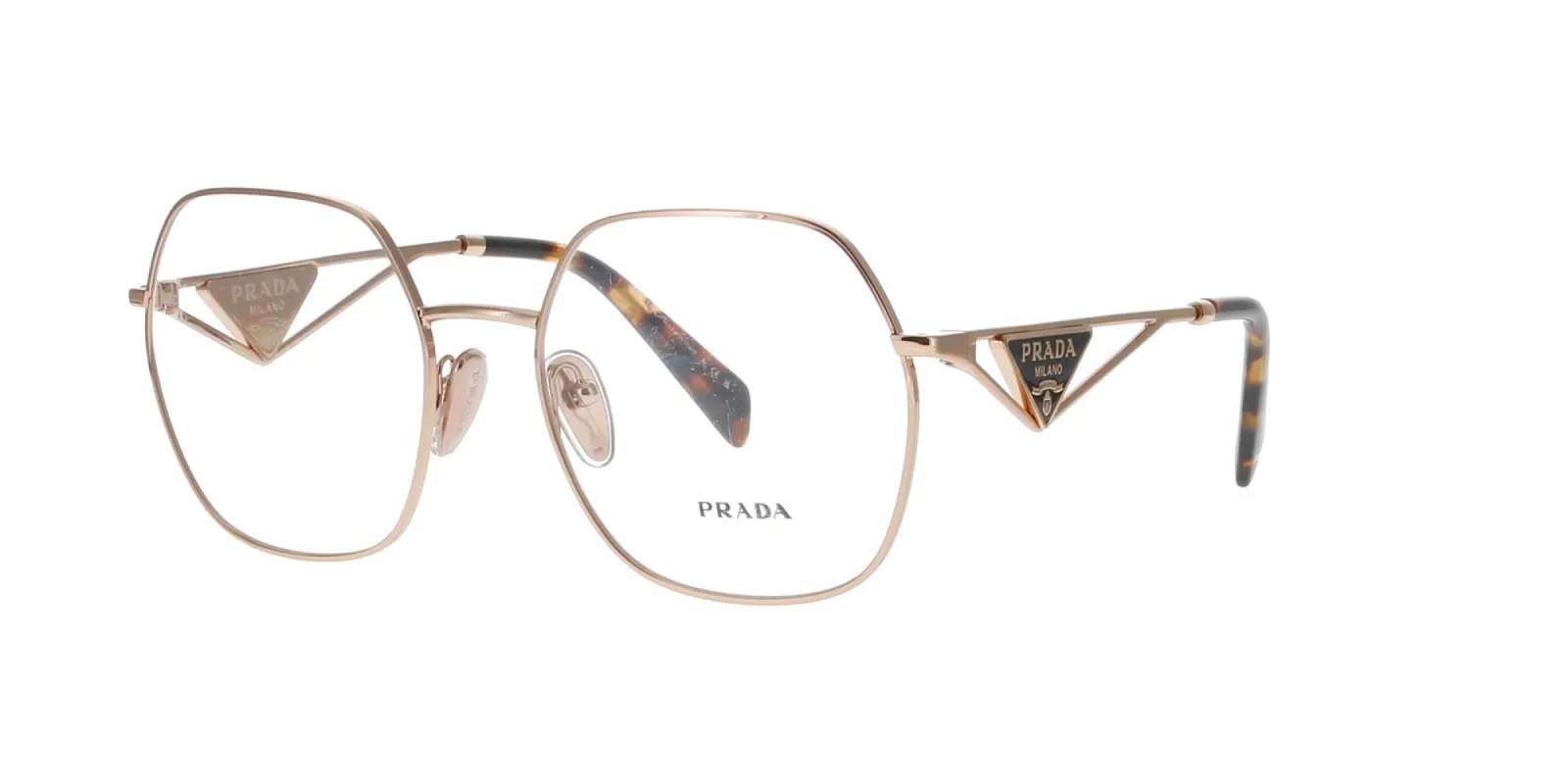 Pink Metal Hexagonal Prada Frame sold by Fashion Eyewear