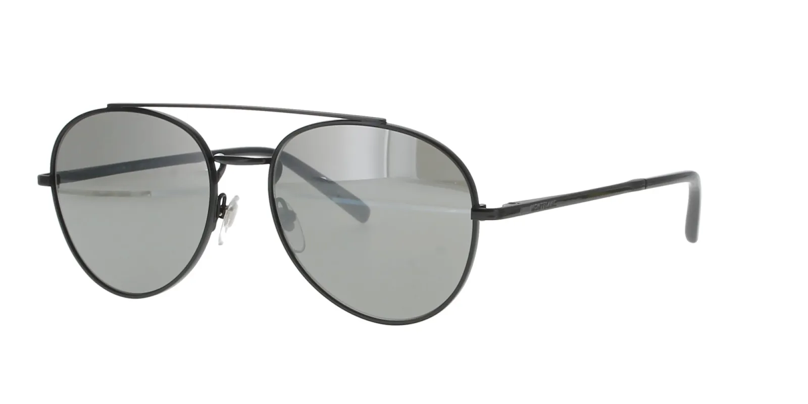 Black Metal Round Teardrop Mont Blanc Sunglasses sold by Fashion Eyewear