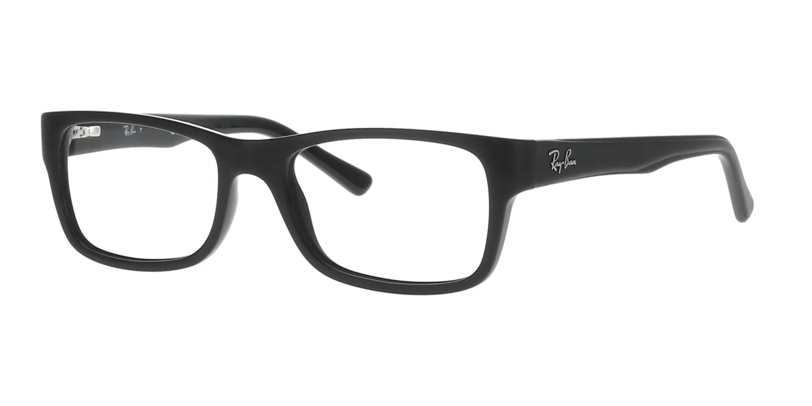 Matt Black Rectangle Rayban Frame sold by Fashion Eyewear