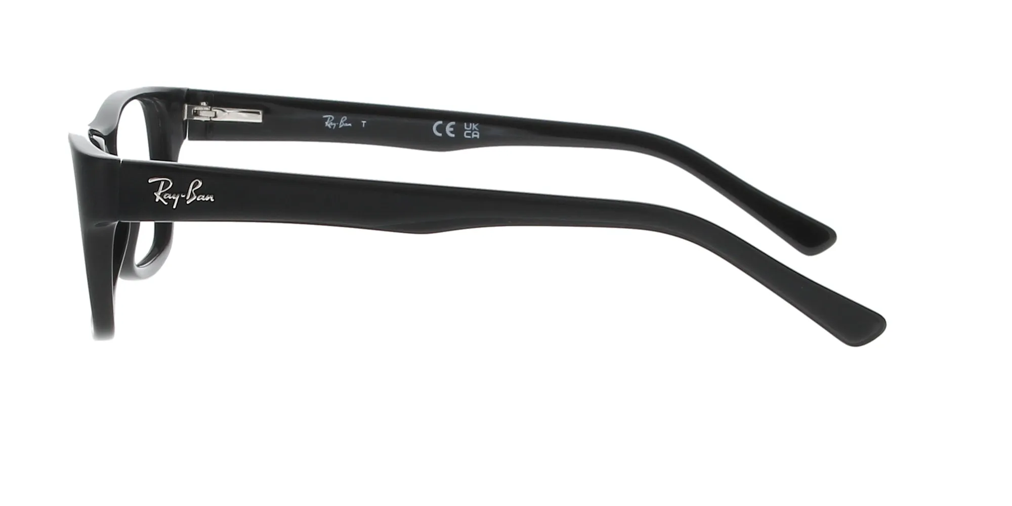 Matt Black Rectangle Rayban Frame sold by Fashion Eyewear product image thumbnail 3