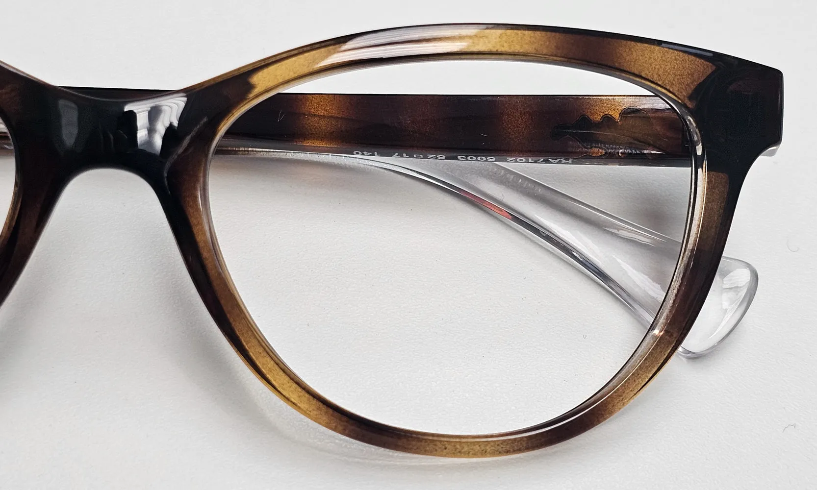 Preloved Transparent Tortoise Brown Ralph Frame sold by Fashion Eyewear product image thumbnail 4