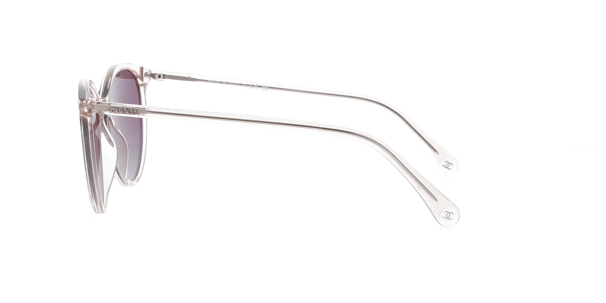 Pink Round Chanel Sunglasses sold by Fashion Eyewear product image thumbnail 3