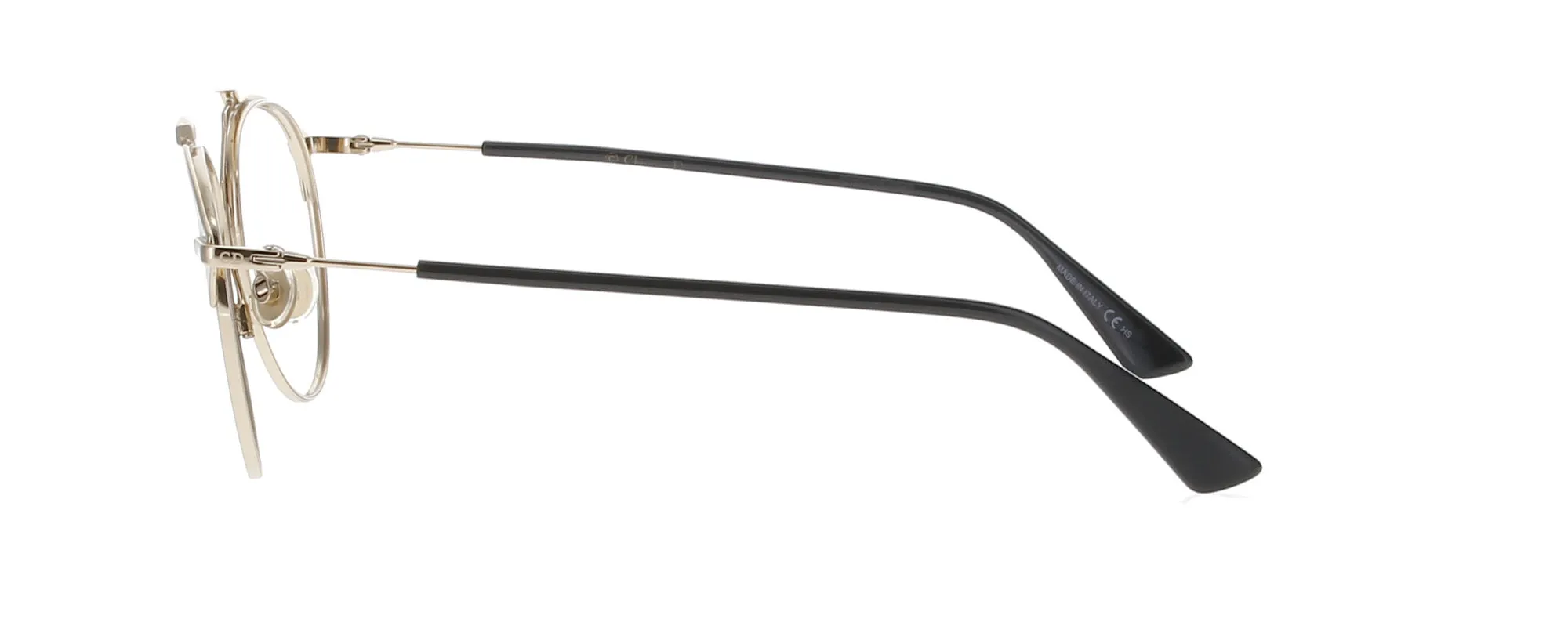 Preloved Gold Round Metal Dior Frame sold by Fashion Eyewear product image thumbnail 3