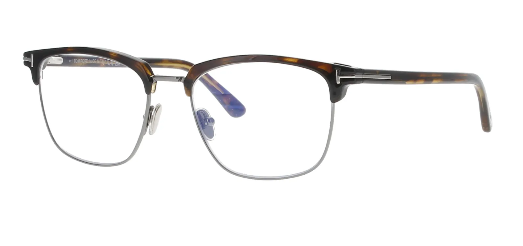 Dark Havana and Metal Tom Ford New Frame sold by Fashion Eyewear