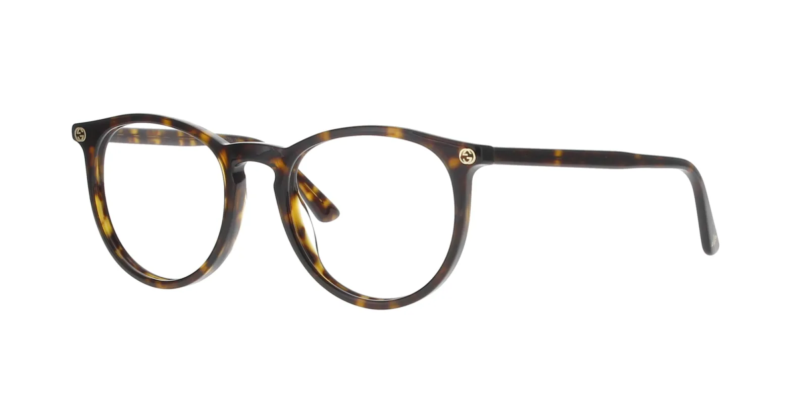 Round Havana Gucci Frame made by Fashion Eyewear